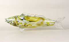 Murano Glass Fish Sculpture - Multicolored, Mid Century, Italy ca. 1950