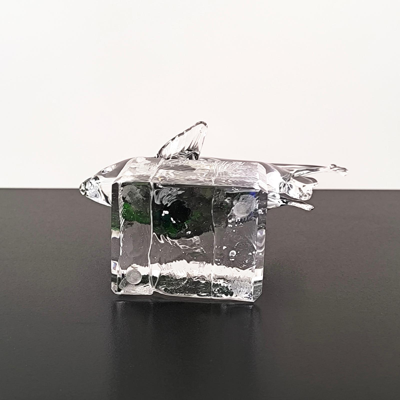 Murano Glass Fish Sculpture, Paperweight For Sale 3