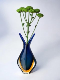 Murano glass "Fish" vase by Flavio Poli, Murano, Italy, 1970s