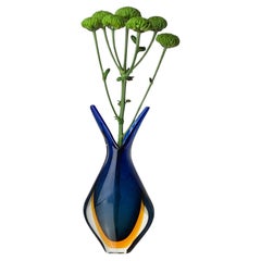 Murano glass "Fish" vase by Flavio Poli, Murano, Italy, 1970s