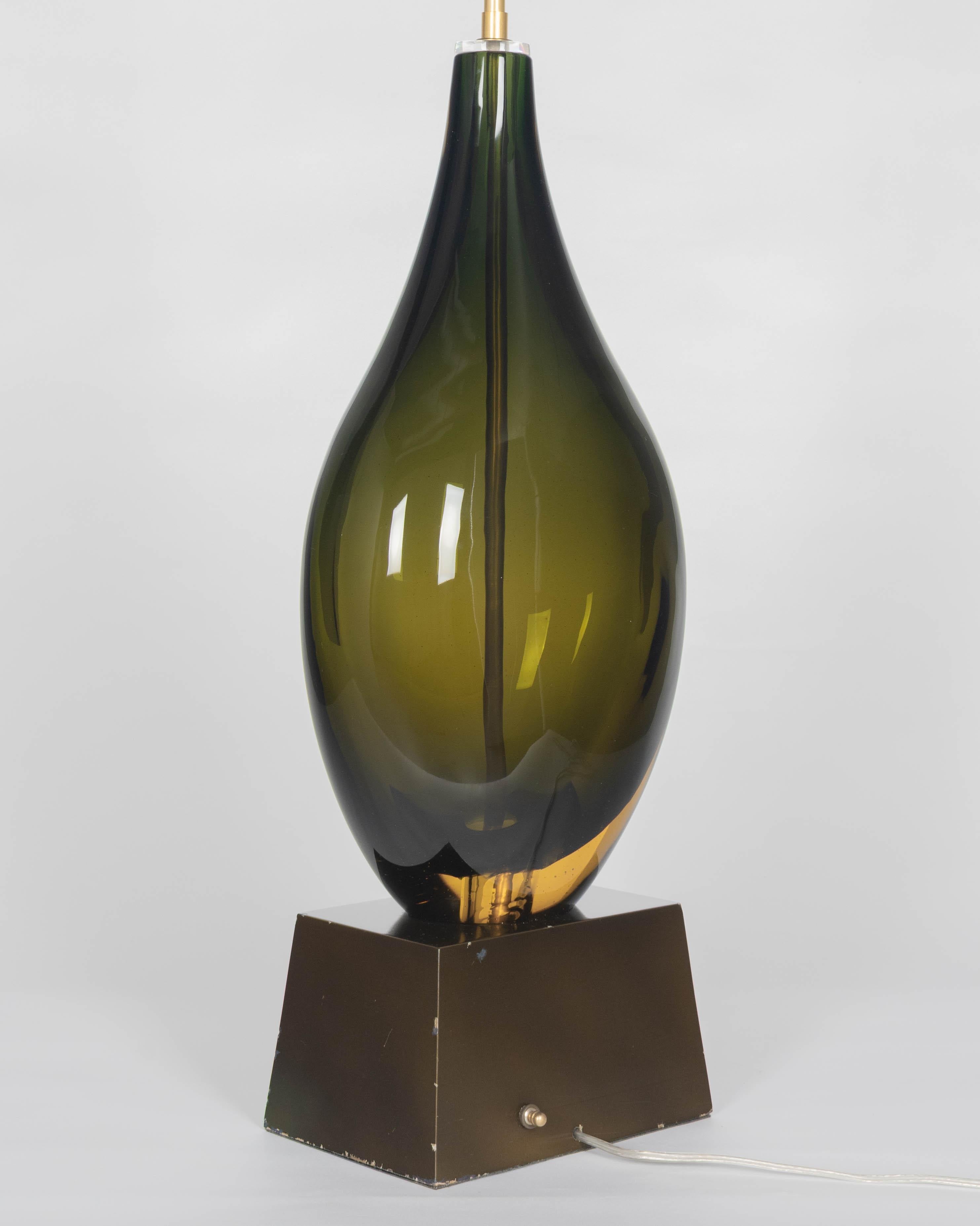 Lampada in vetro di Murano Flavio Poli Seguso in vendita 2