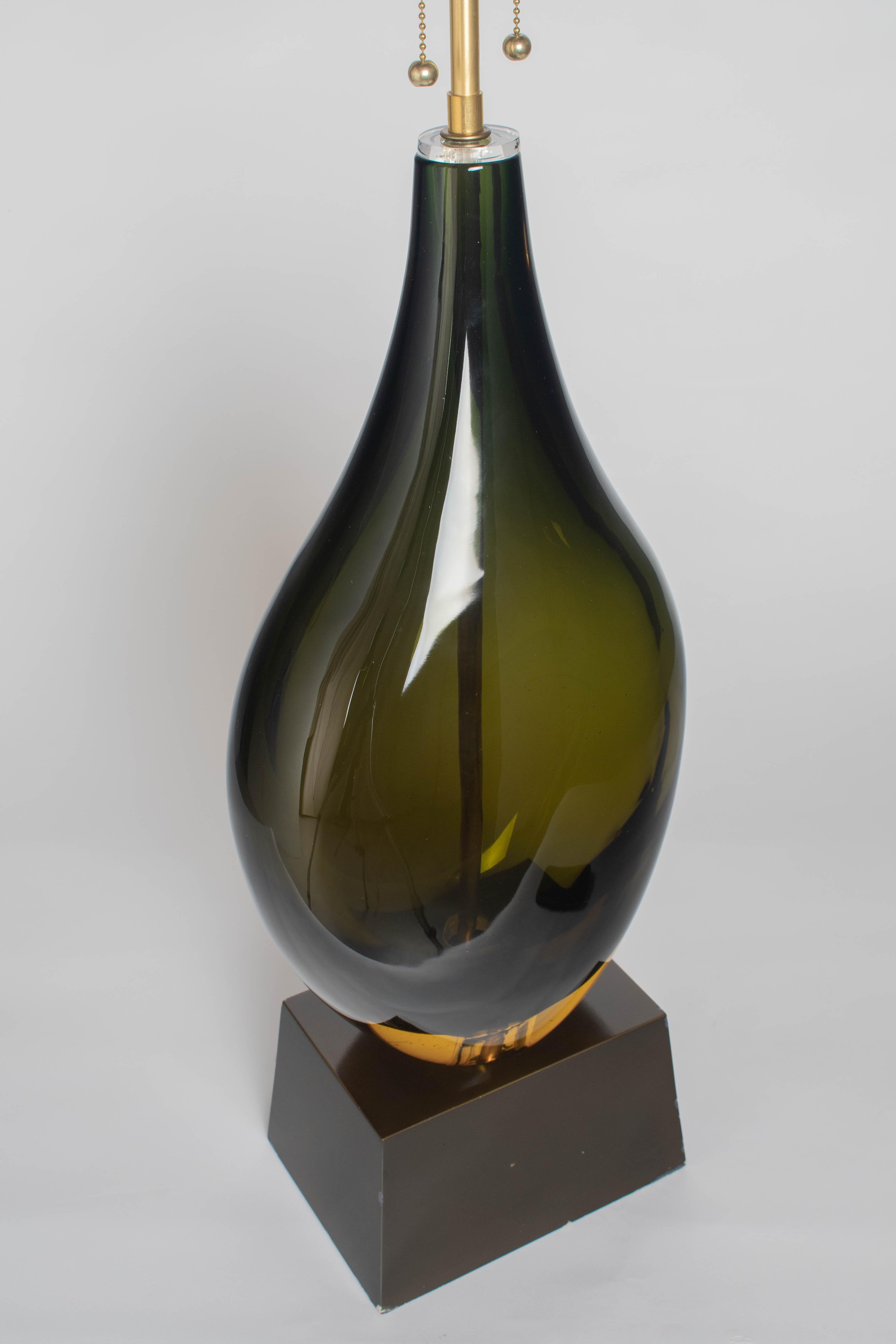 Lampada in vetro di Murano Flavio Poli Seguso in vendita 8