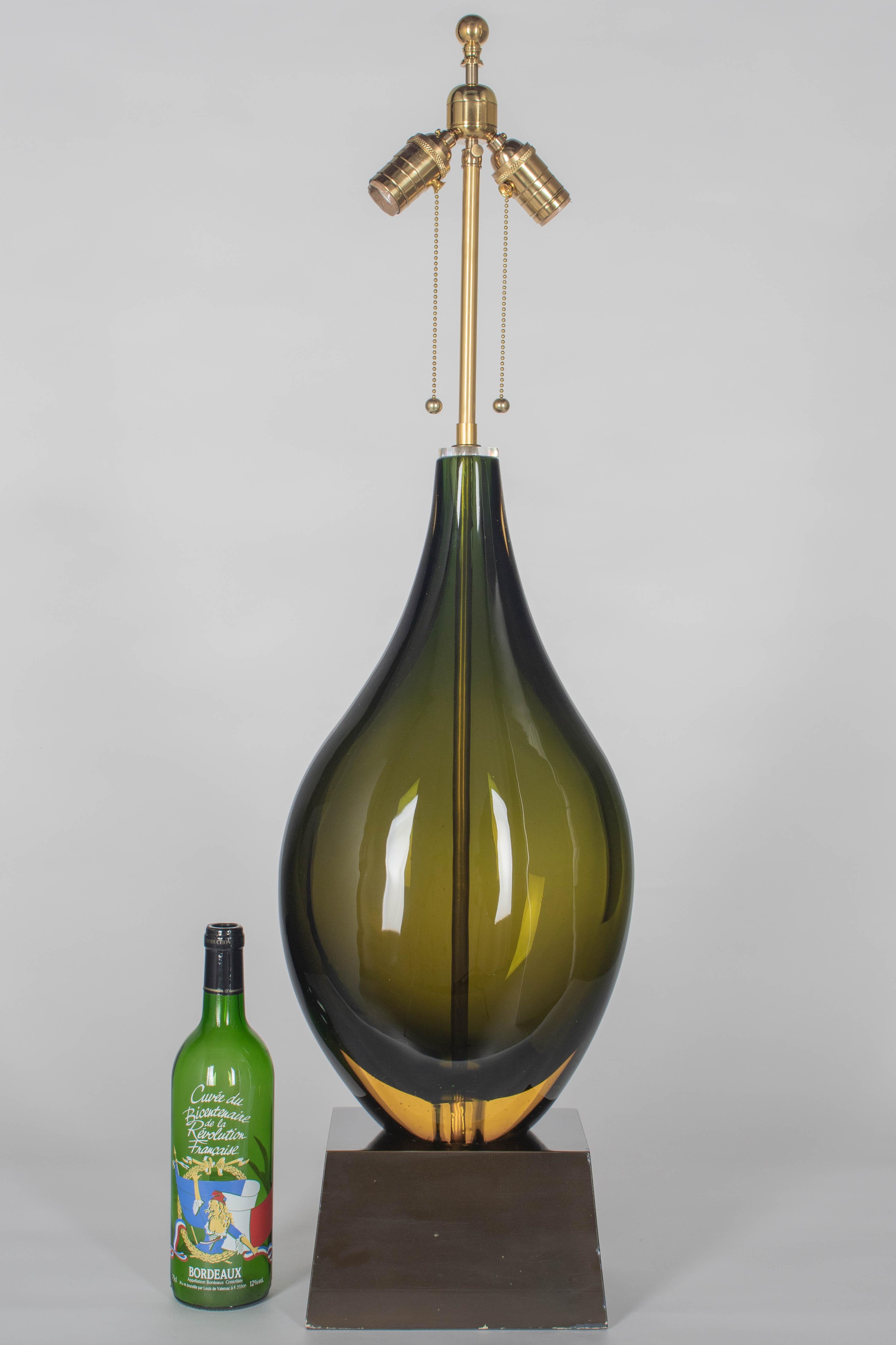 Lampada in vetro di Murano Flavio Poli Seguso in vendita 9
