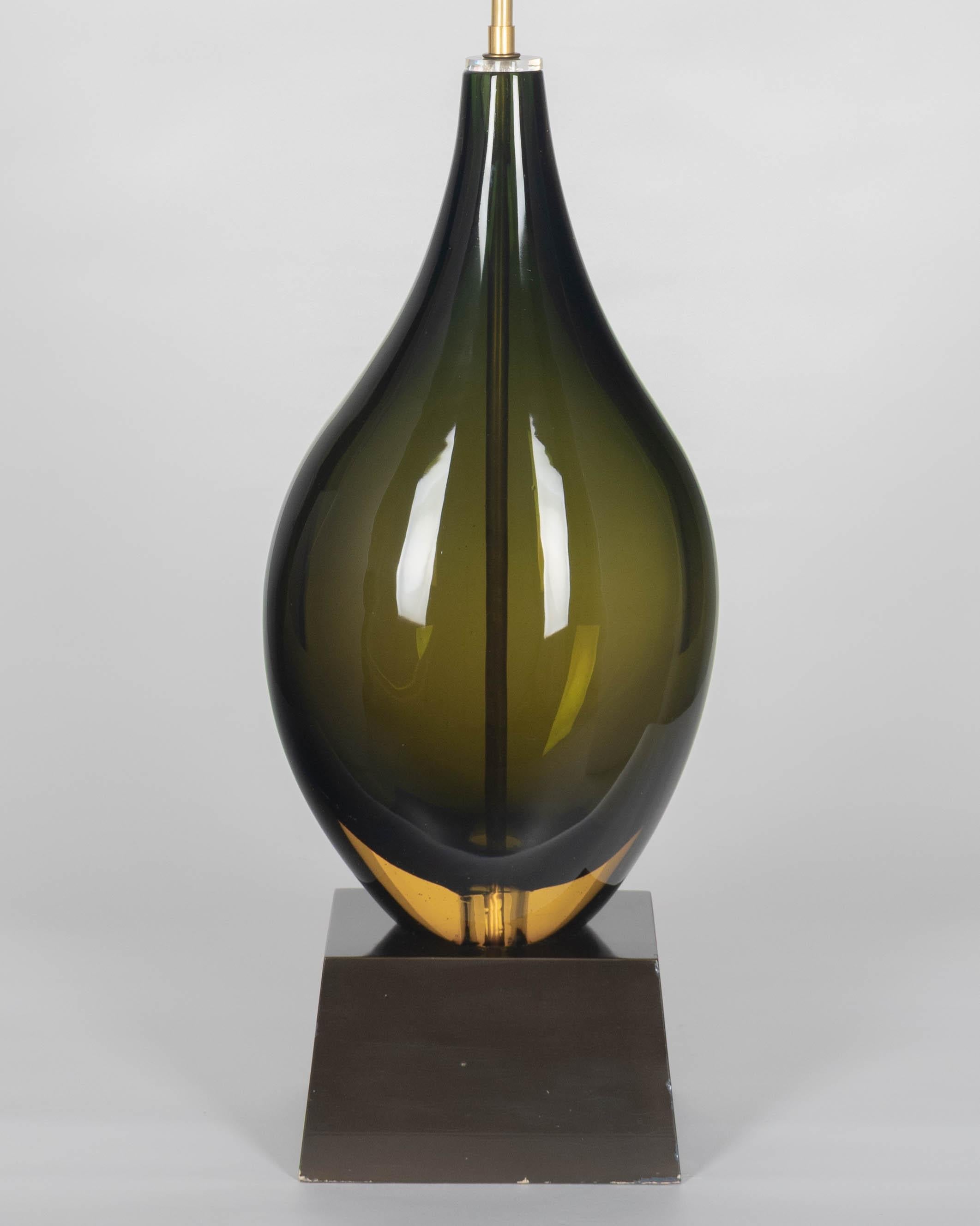 Italiano Lampada in vetro di Murano Flavio Poli Seguso in vendita