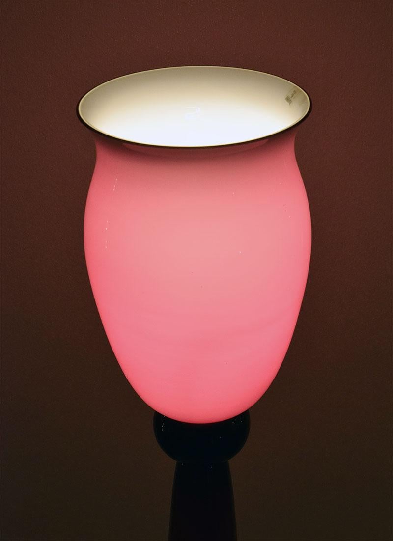 Italian Murano Glass Floor Lamp, 1980s