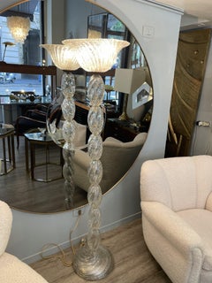 Murano Glass Floor Lamp by Barovier&Toso from 40s