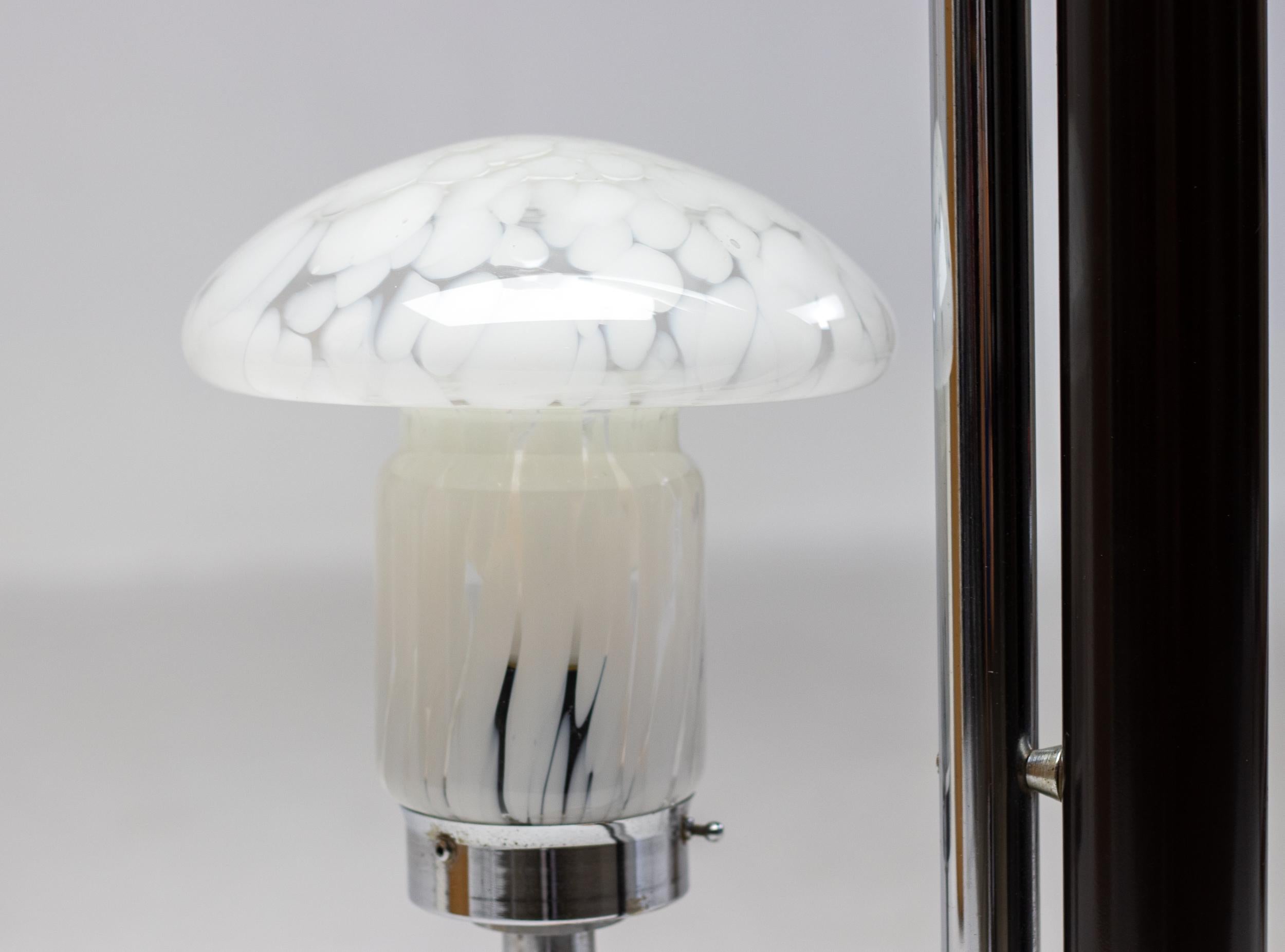 Mid-Century Modern Murano Glass Floor Lamp by Carlo Nason for Mazzega For Sale
