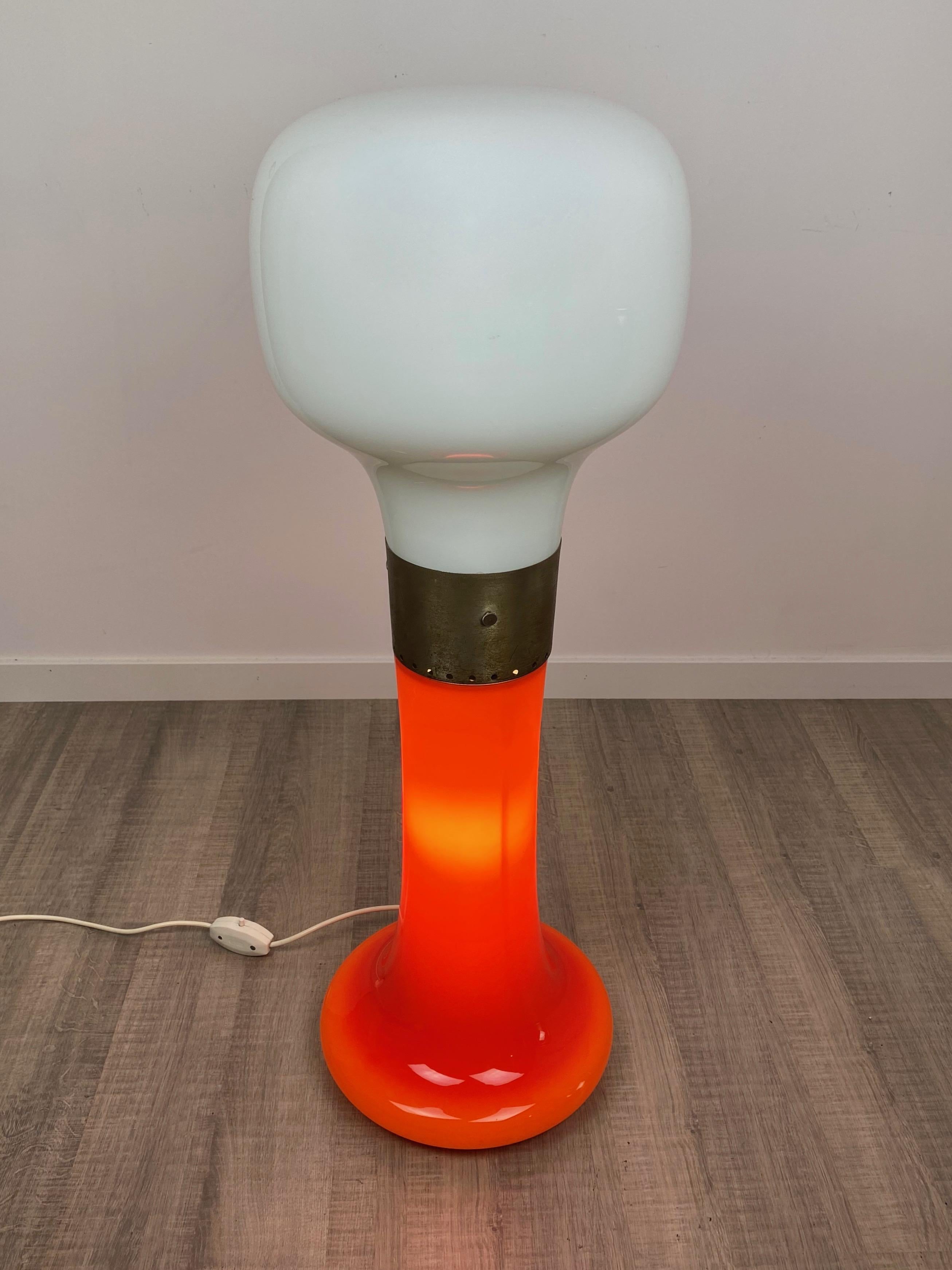Murano Glass Floor Lamp by Carlo Nason for Mazzega, Italy, 1970s In Good Condition In Rome, IT