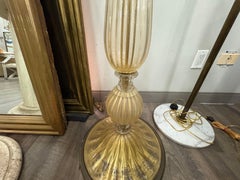Lampadaire en verre de Murano par Seguso