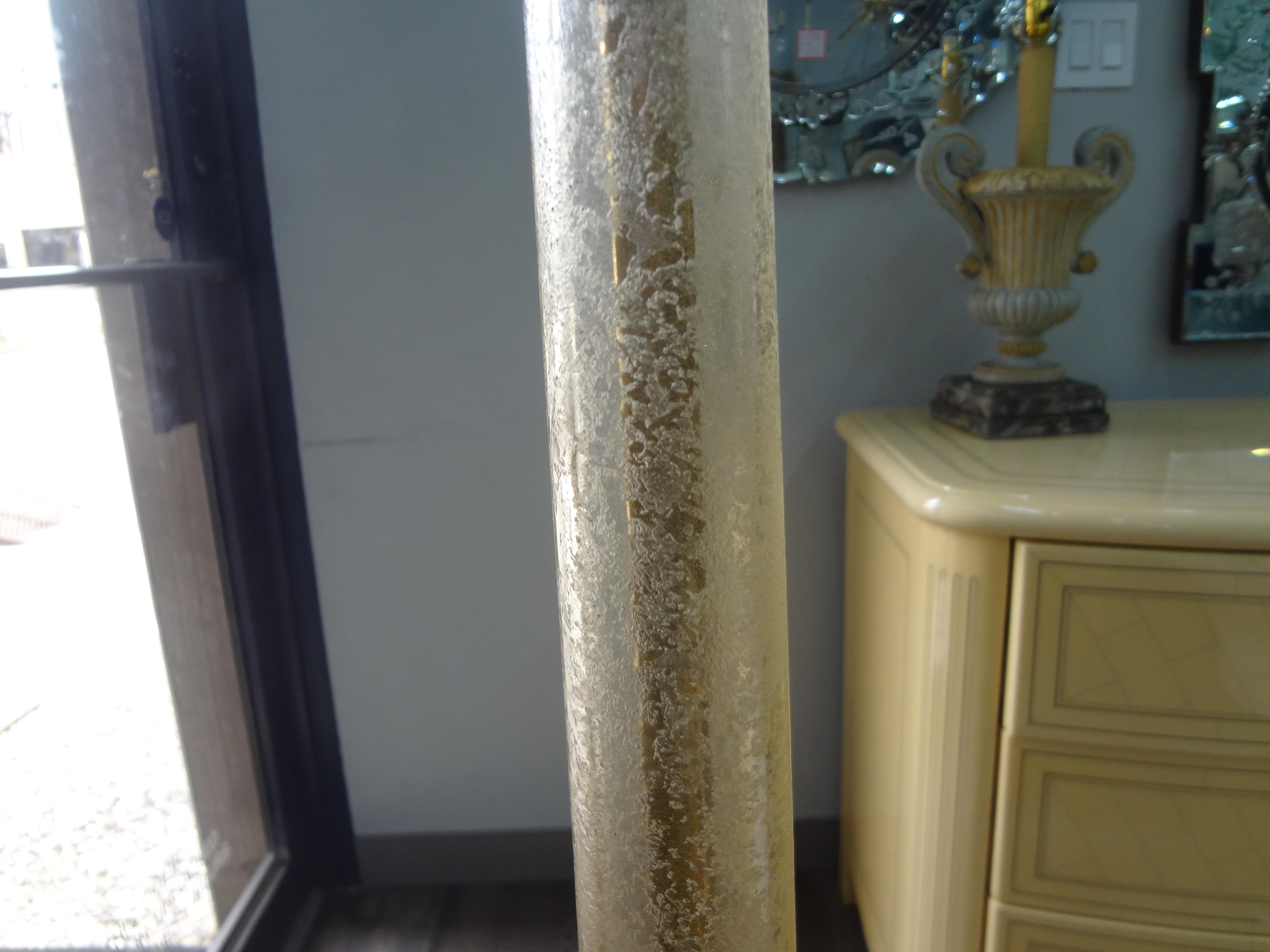 Metà XX secolo Lampada da terra in vetro di Murano di Seguso in vendita