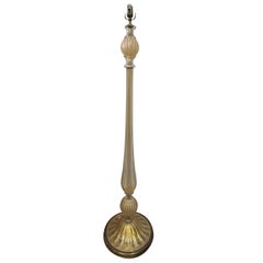 Lampadaire en verre de Murano par Seguso