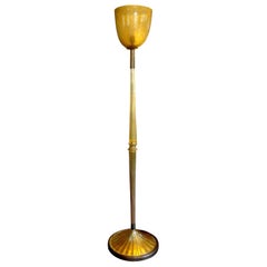 Lampadaire en verre de Murano par Seguso