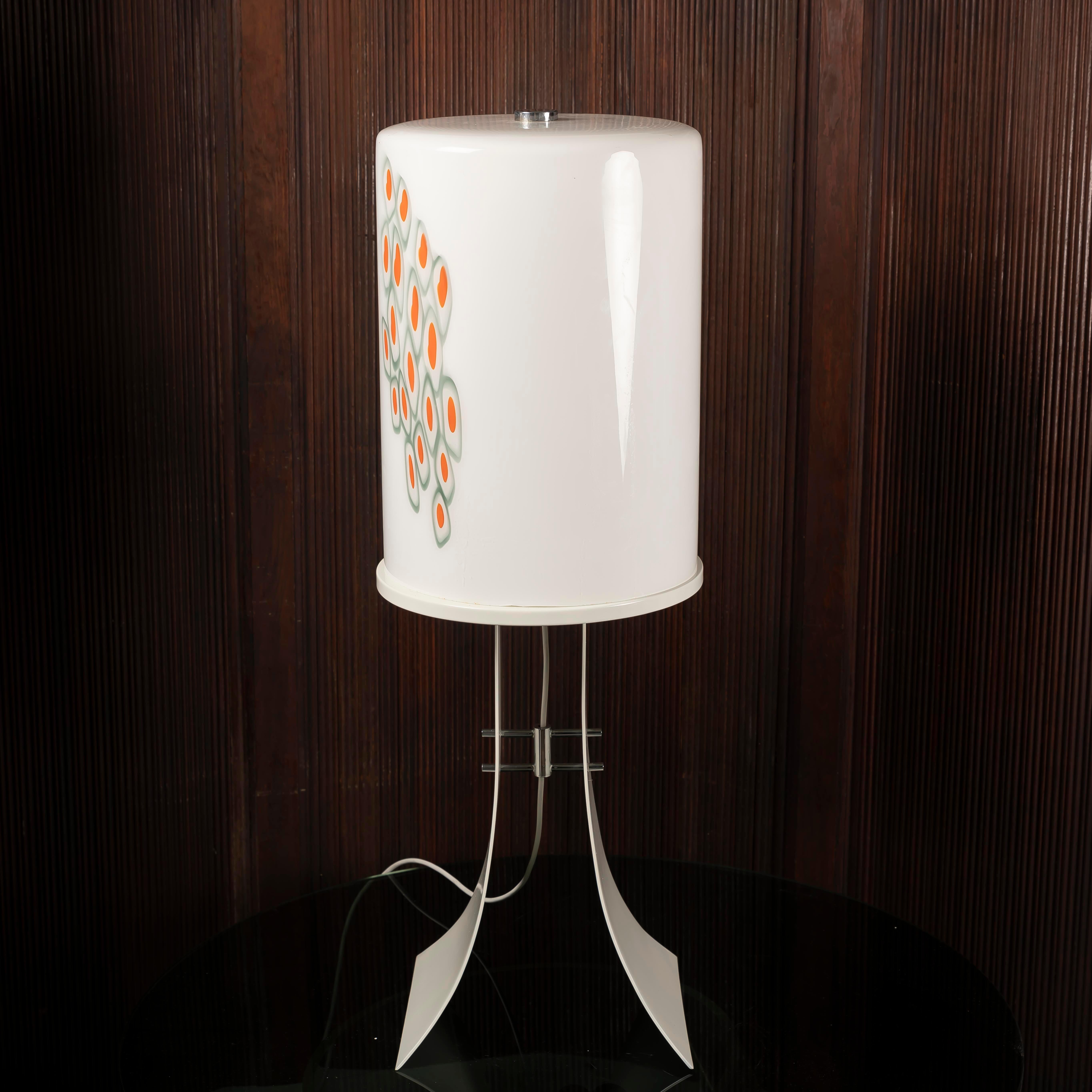 Lampadaire en verre de Murano conçu par Alfredo Barbini, Italie, années 1960 en vente 2