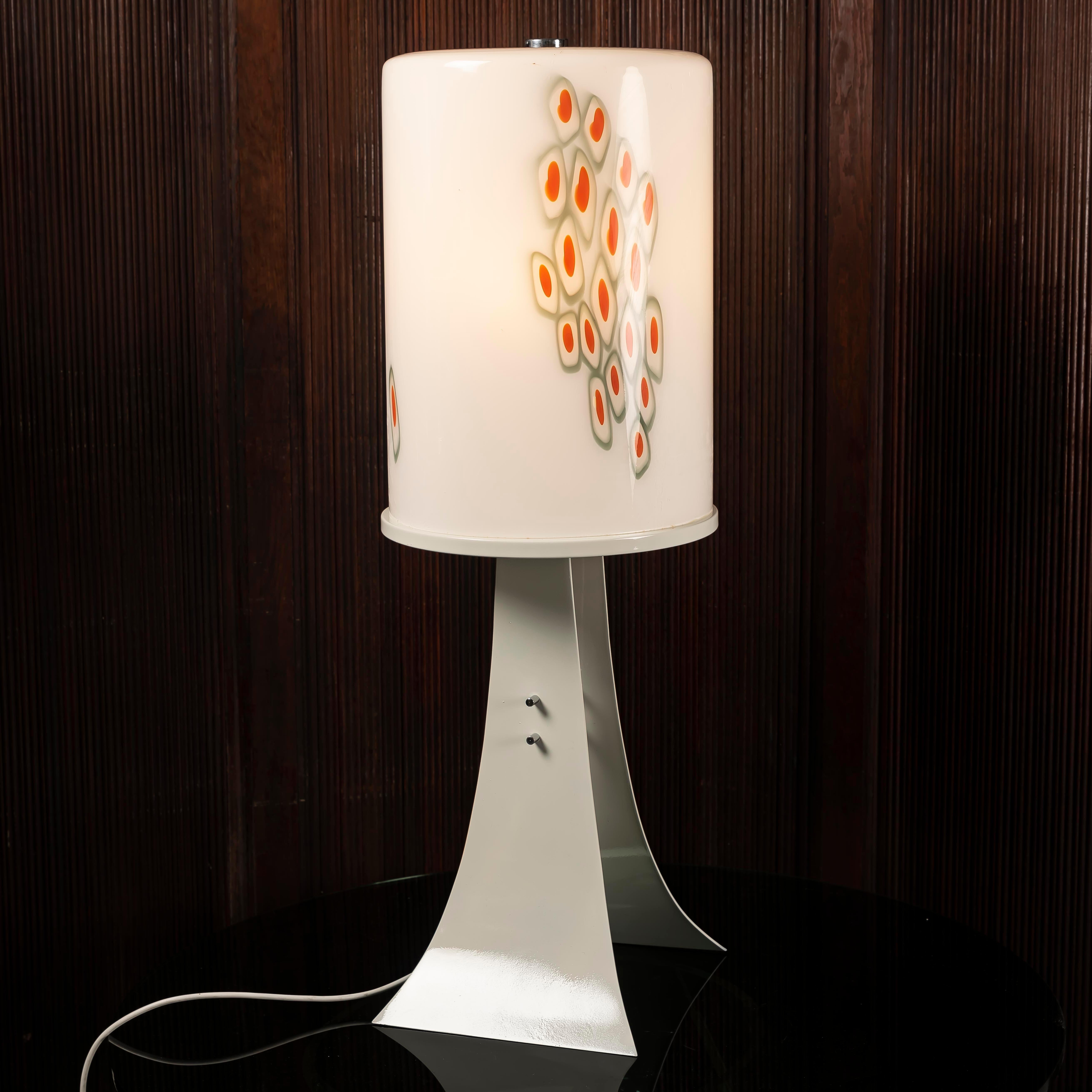 Lampadaire en verre de Murano conçu par Alfredo Barbini, Italie, années 1960 en vente 1