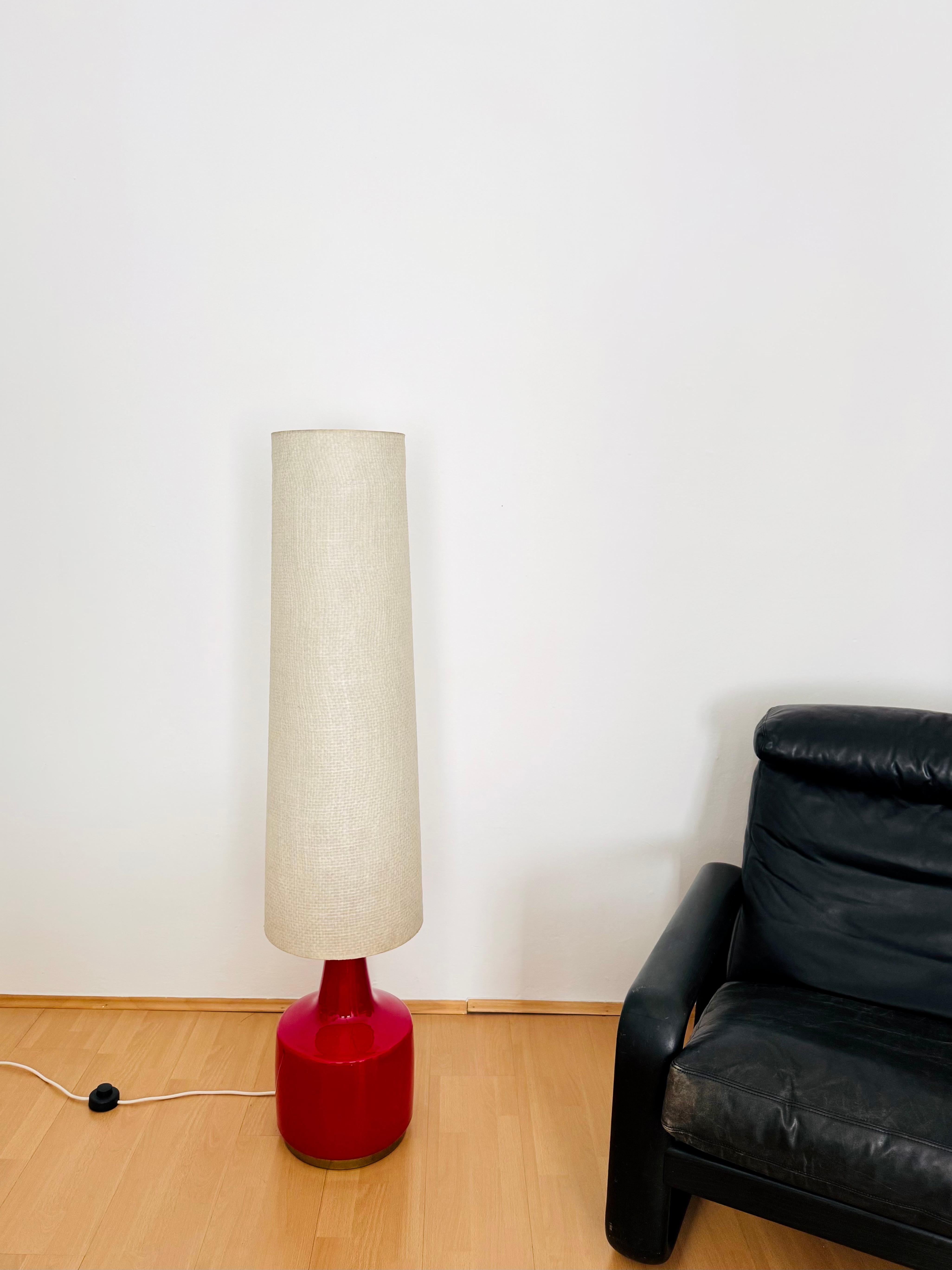 Lámpara de pie de cristal de Murano Moderno de mediados de siglo en venta