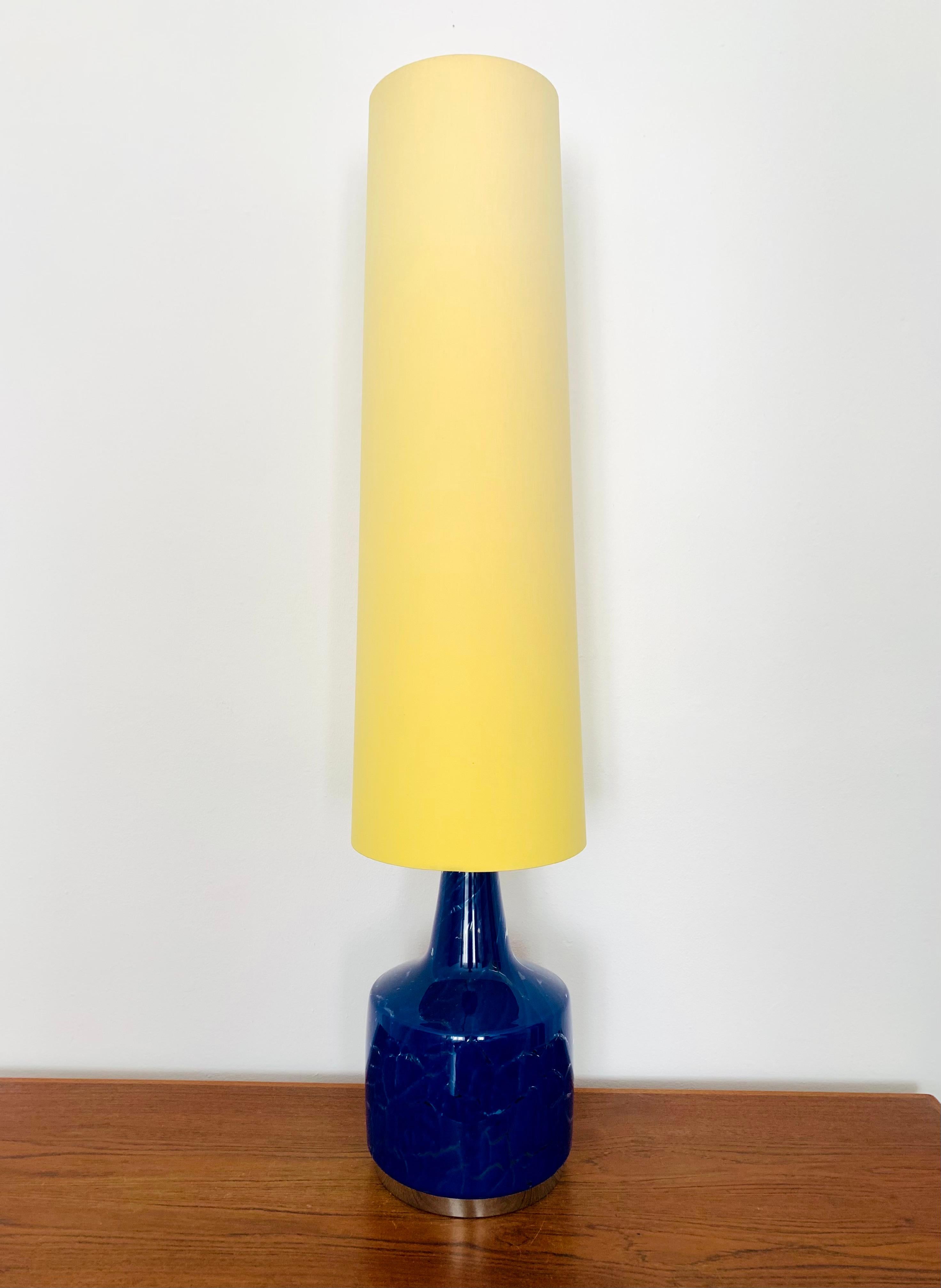 Mid-Century moderno Lampada da terra in vetro di Murano in vendita