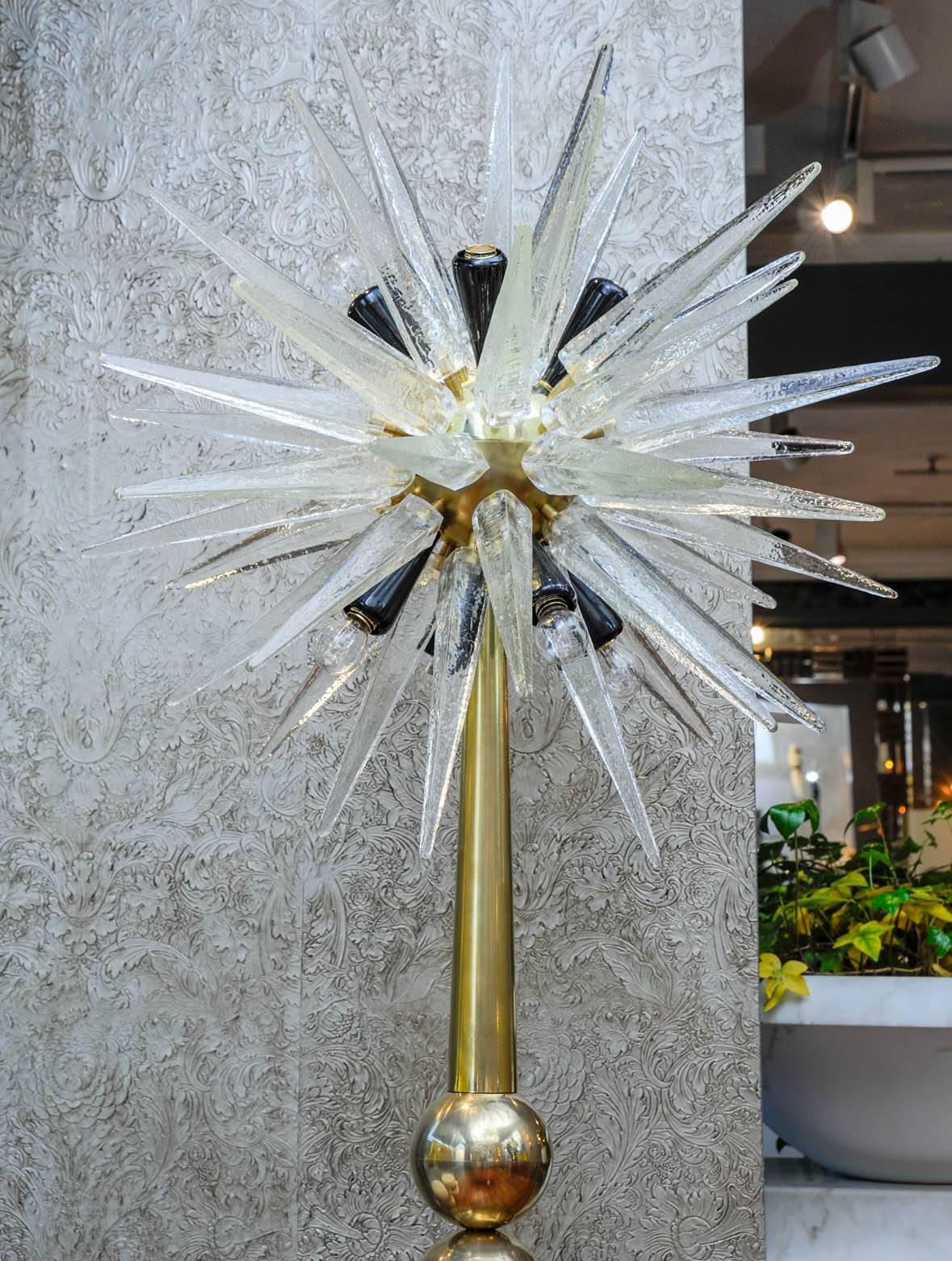 Murano Glass Floor Lamp In Excellent Condition In Saint-Ouen (PARIS), FR