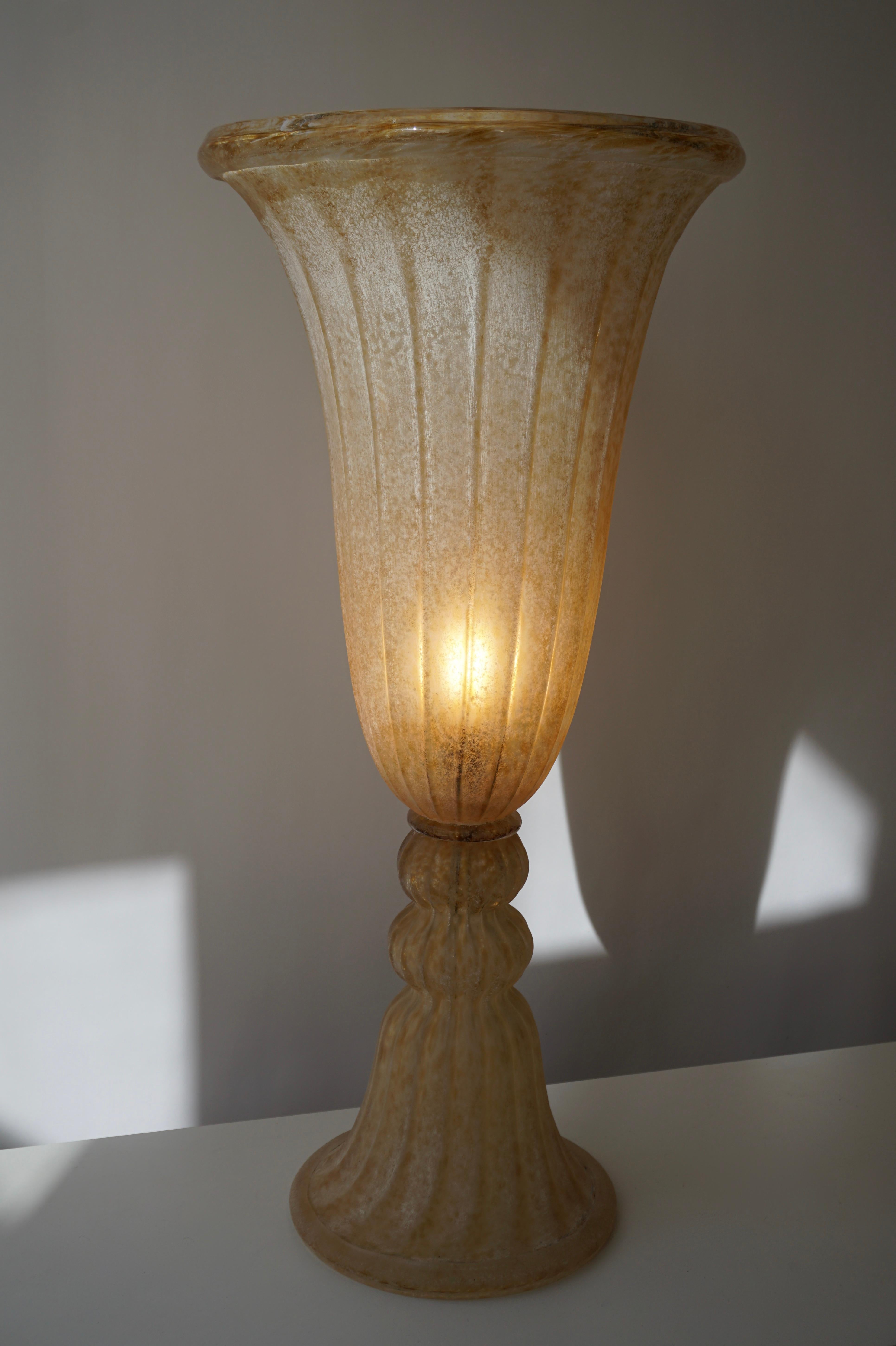 20th Century Murano Glass Floor Lamp For Sale