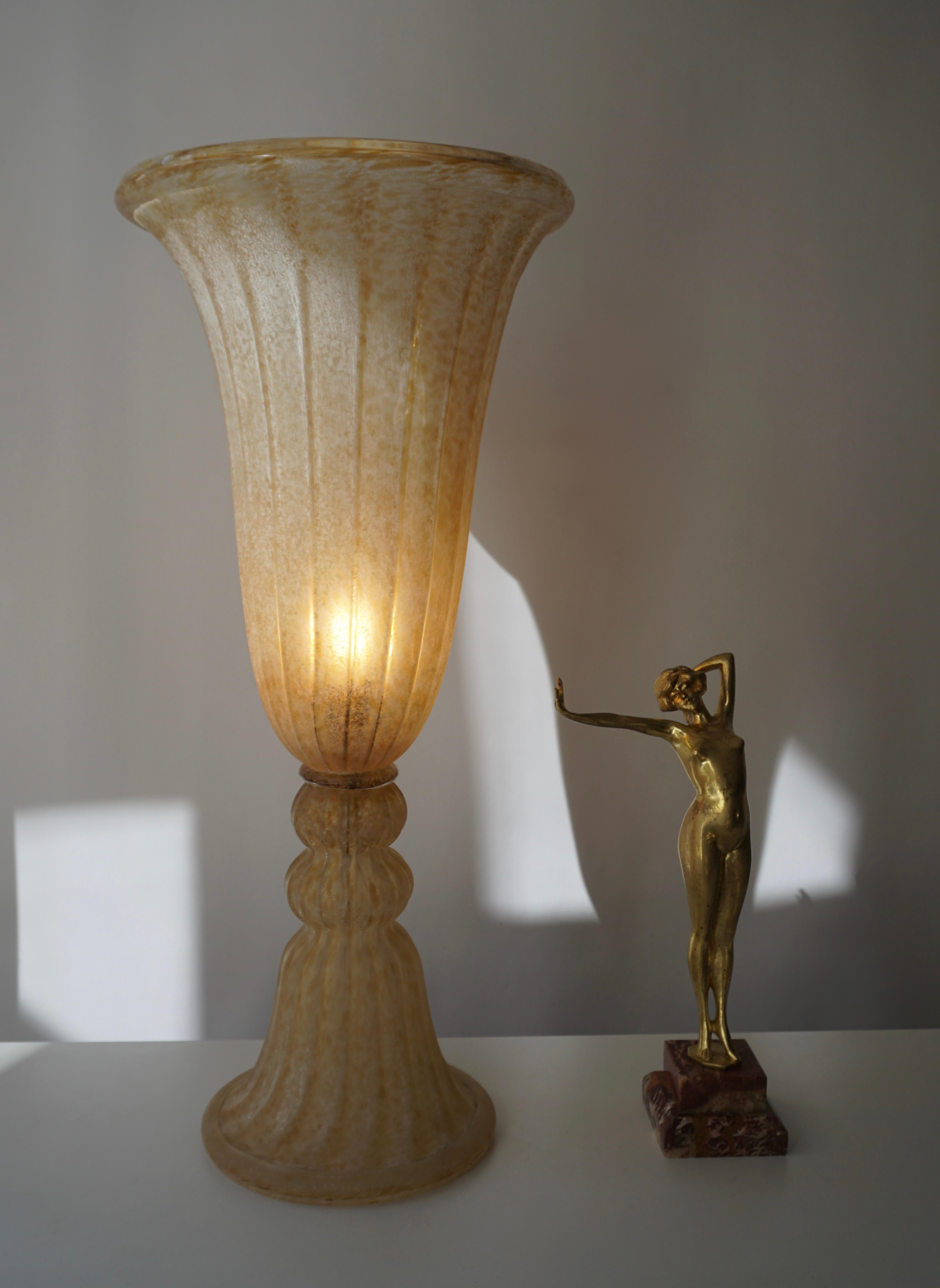 Murano Glass Floor Lamp For Sale 2