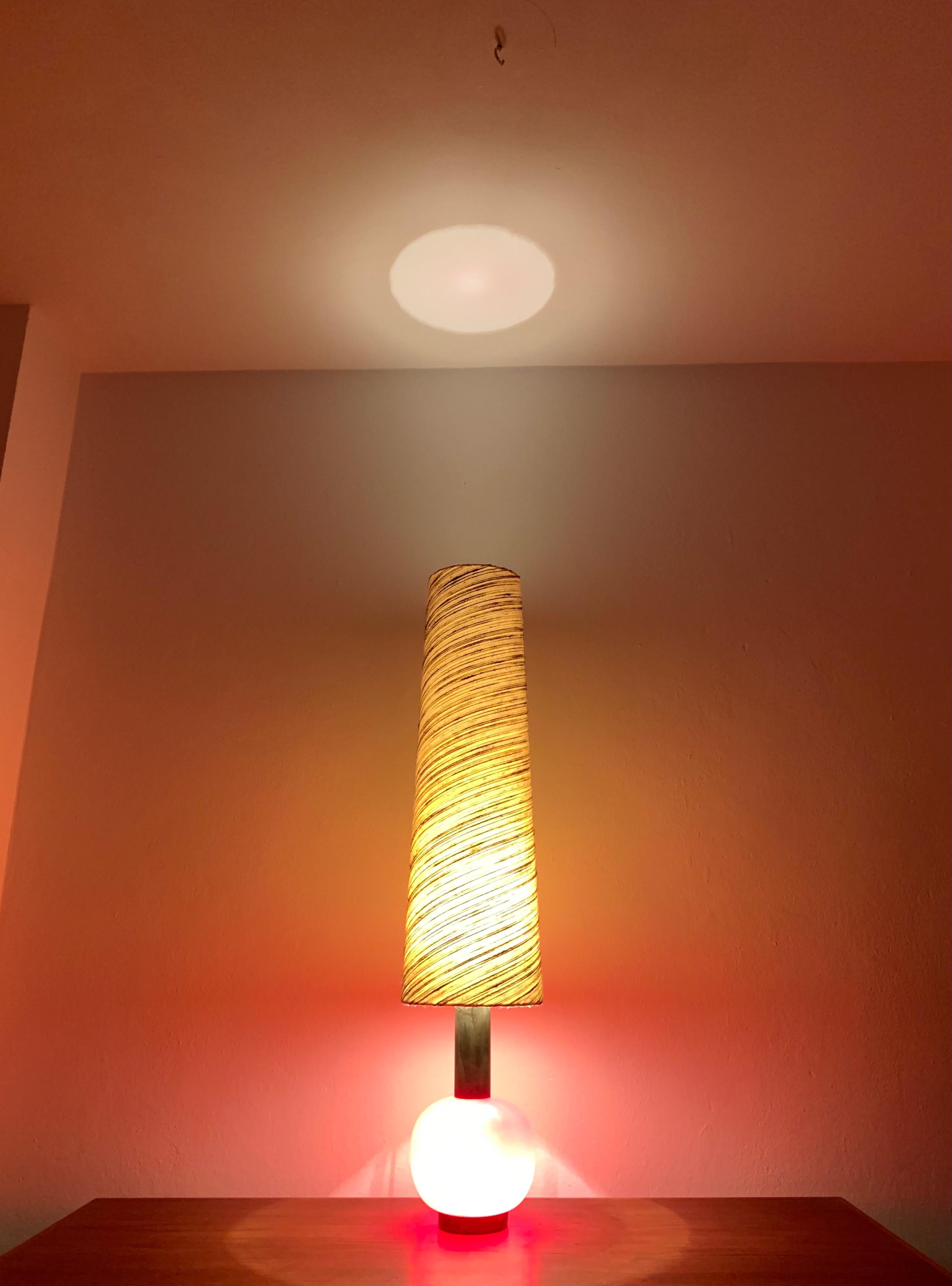 Murano Glass Floor Lamp For Sale 2
