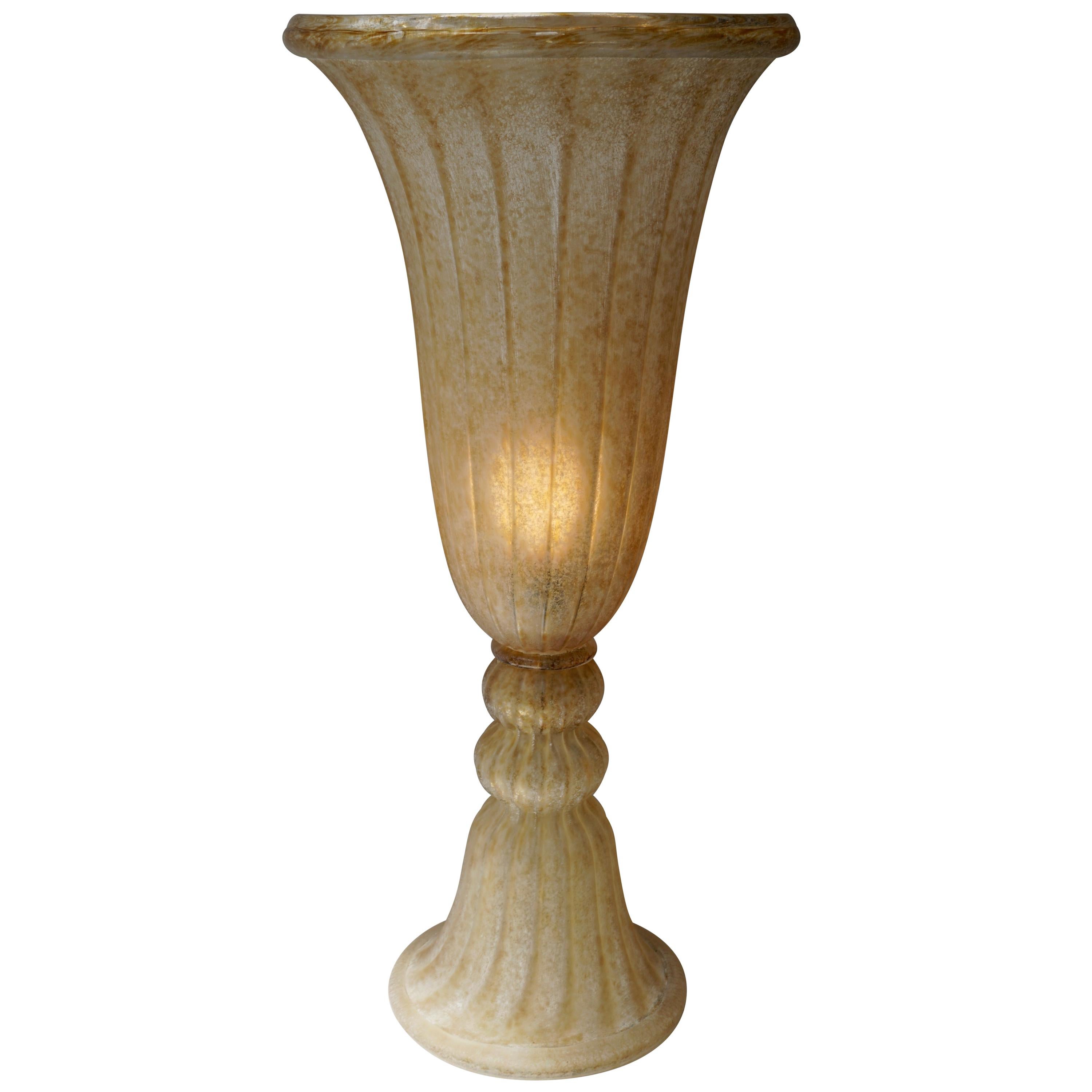Murano Glass Floor Lamp For Sale