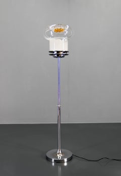Murano Glass Floor Lamp, Italy, 1980s