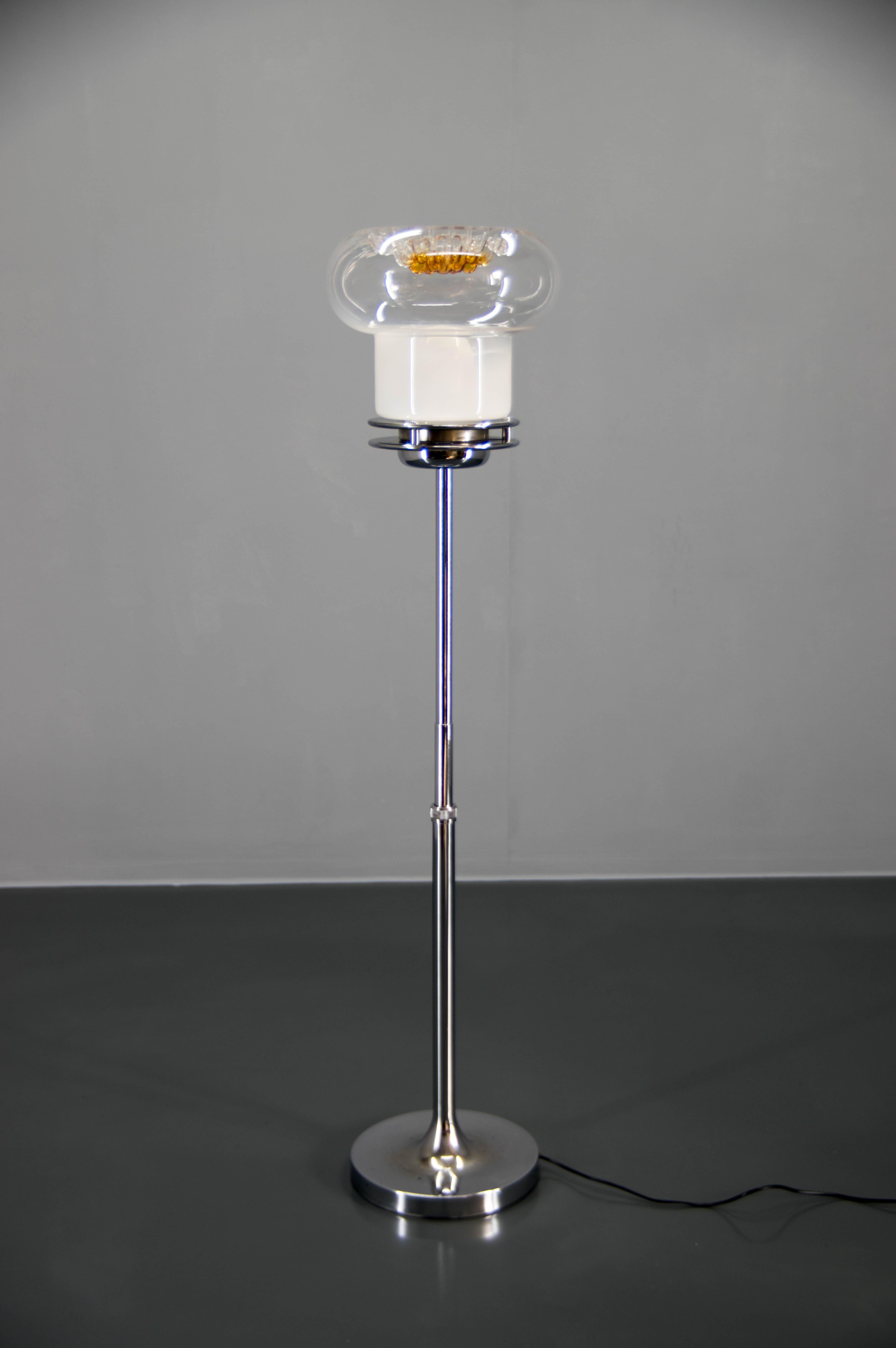 Modern Murano Glass Floor Lamp, Italy, 1980s For Sale