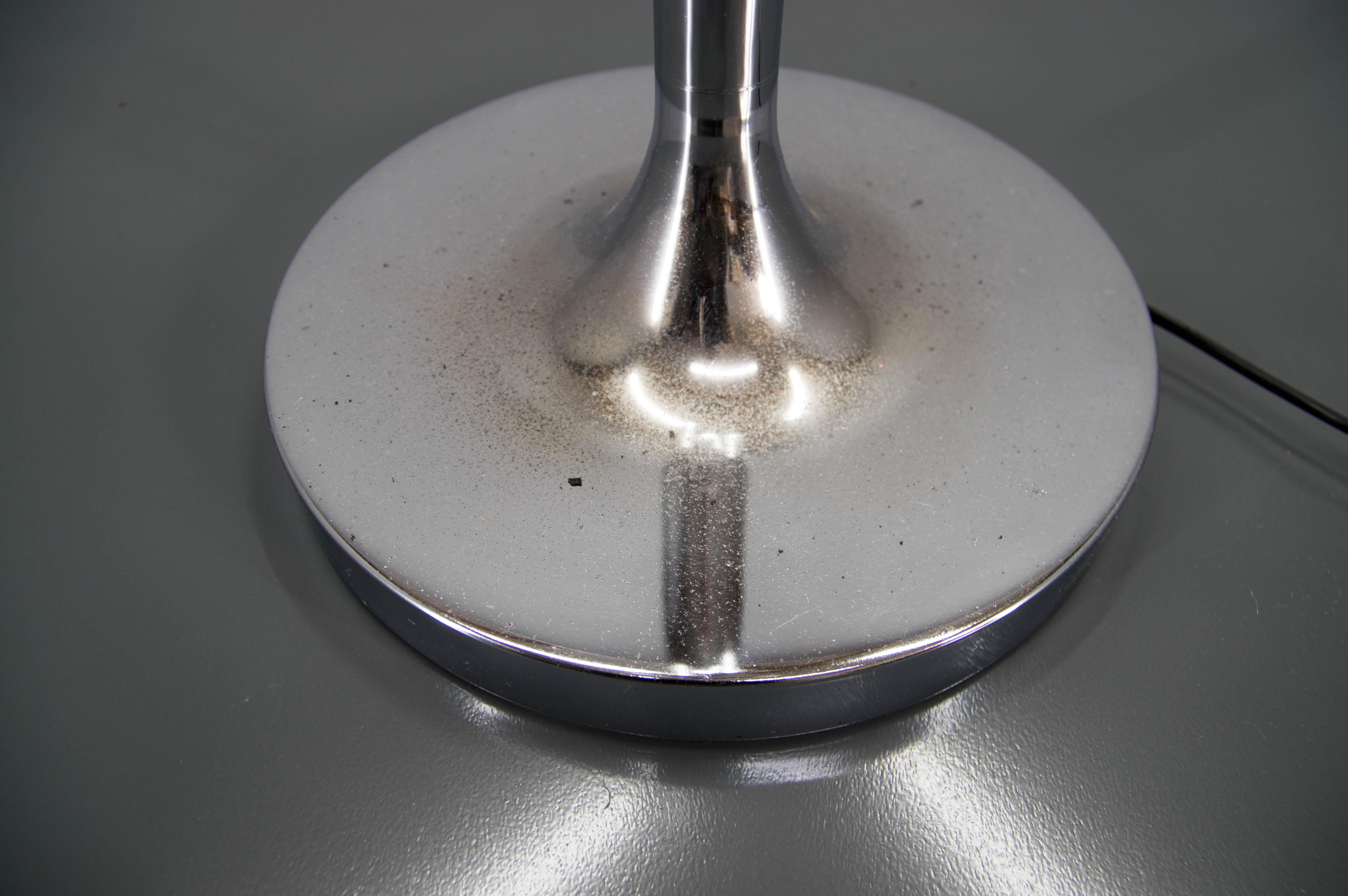 Metal Murano Glass Floor Lamp, Italy, 1980s For Sale