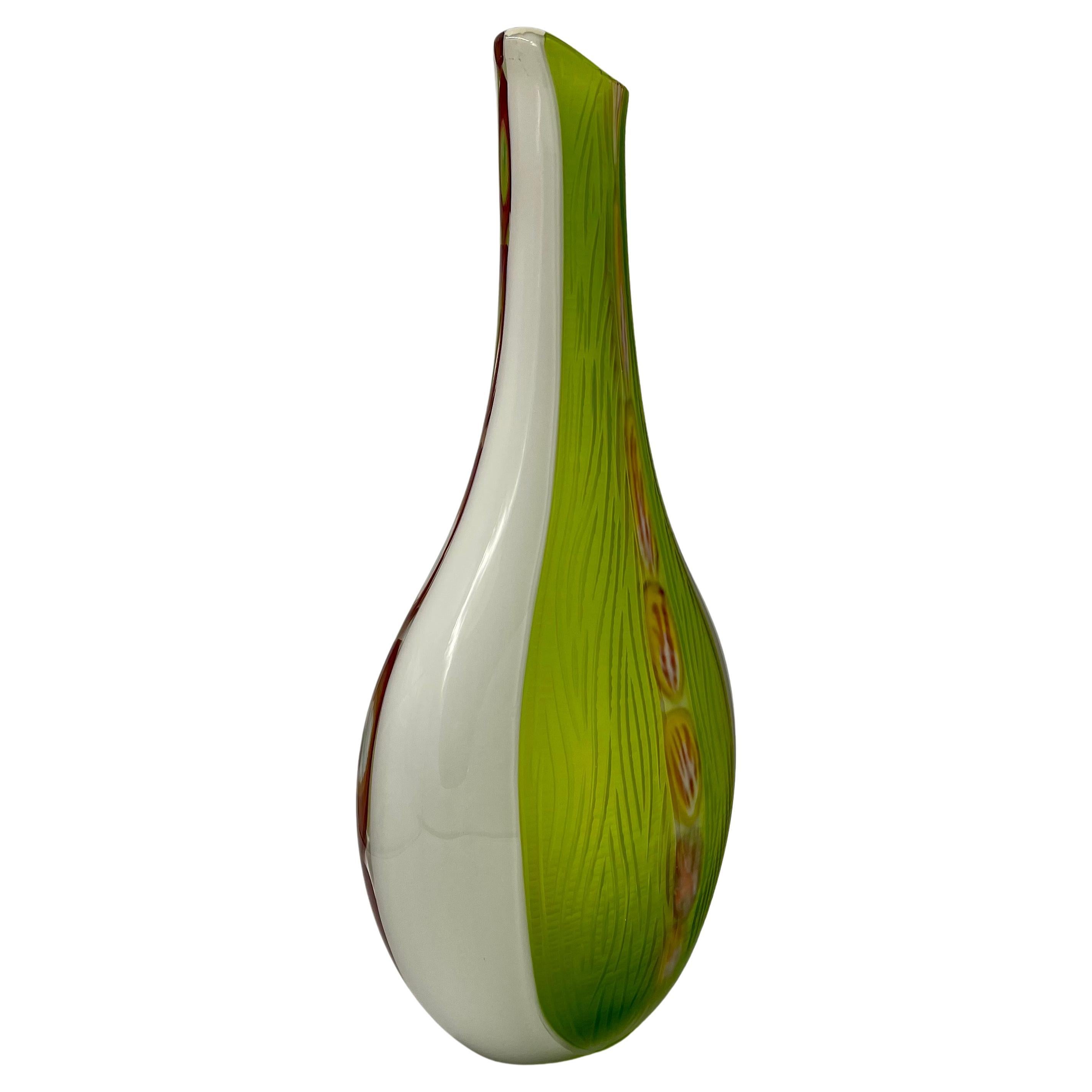 Murano Glass Floor Vase by Afro Celotto