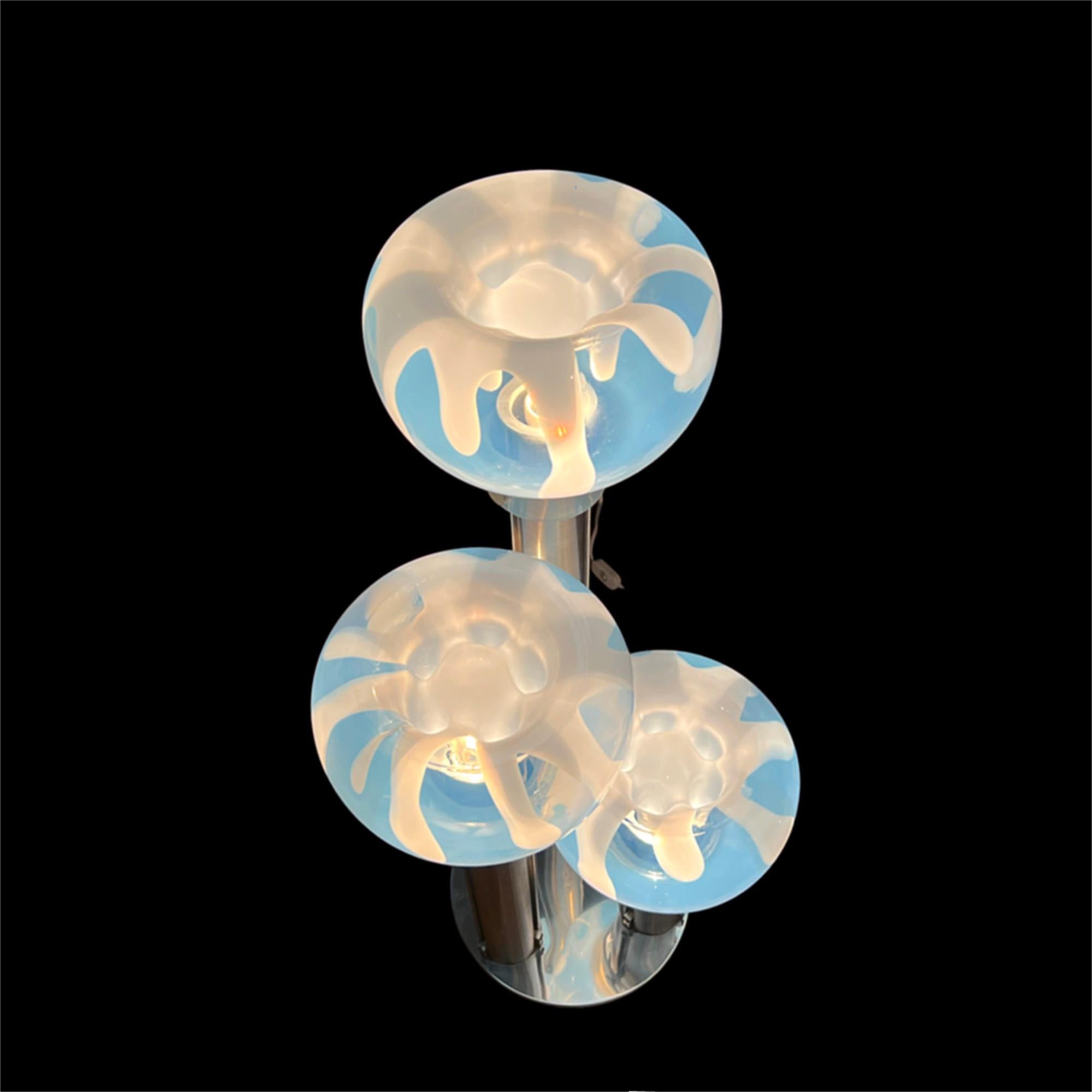 Hand-Crafted Murano Glass floorlamp from Toni Zuccheri for Veart, 70er  Vintage