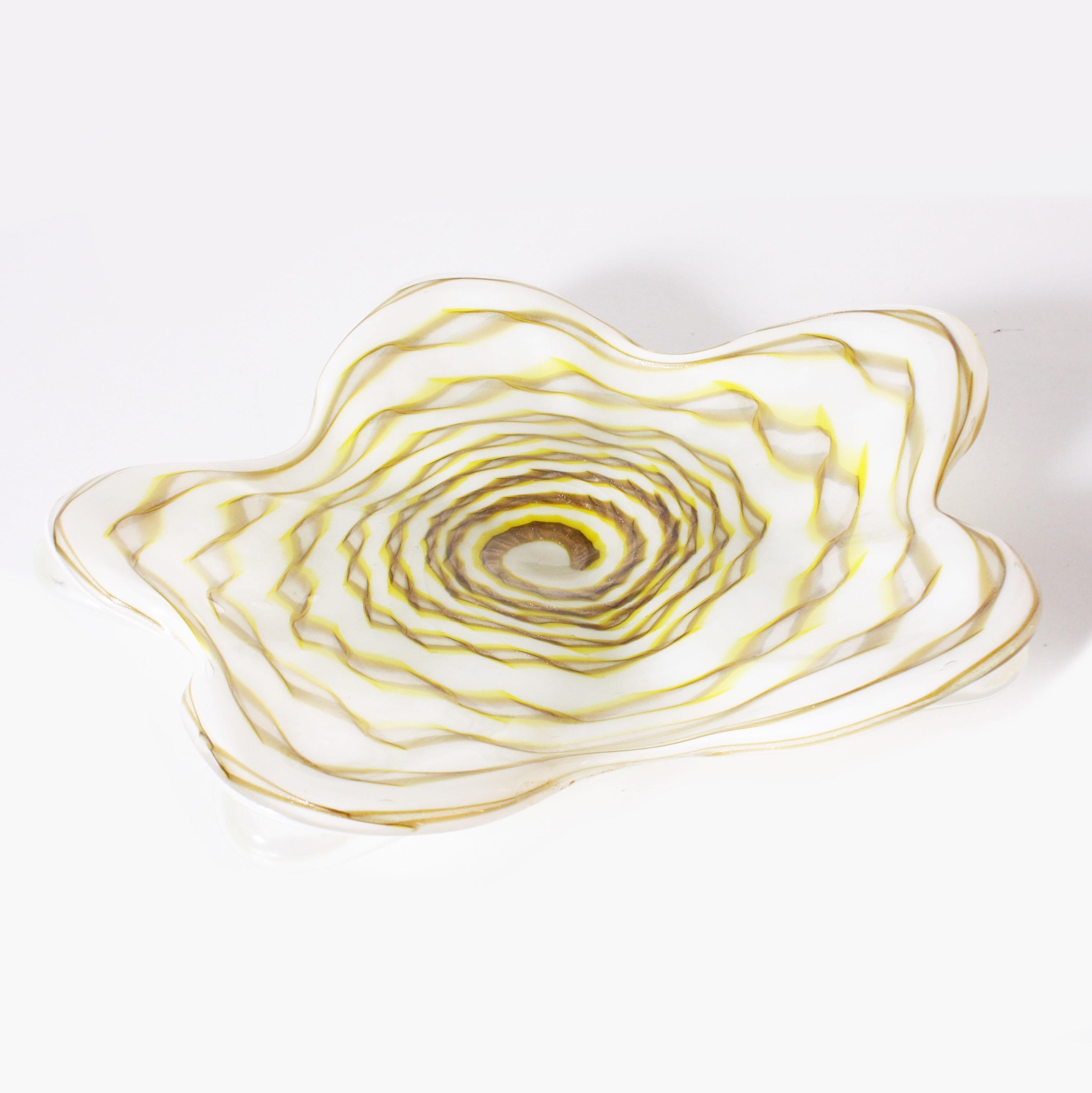 Murano glass floral shaped bowl, circa 1970
$650