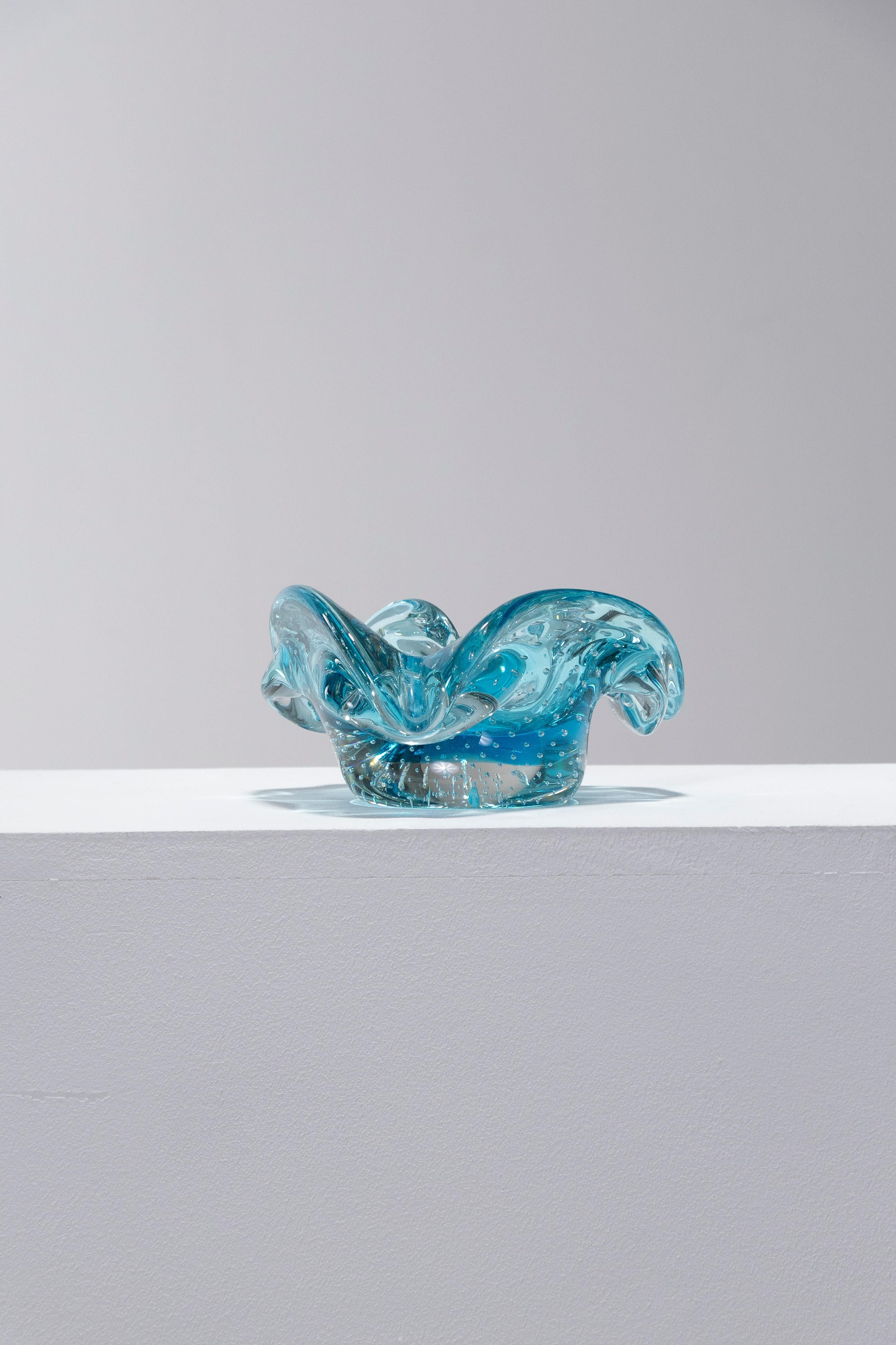 Cenicero flor de cristal de Murano, años 60 en Bueno Estado en PARIS, FR
