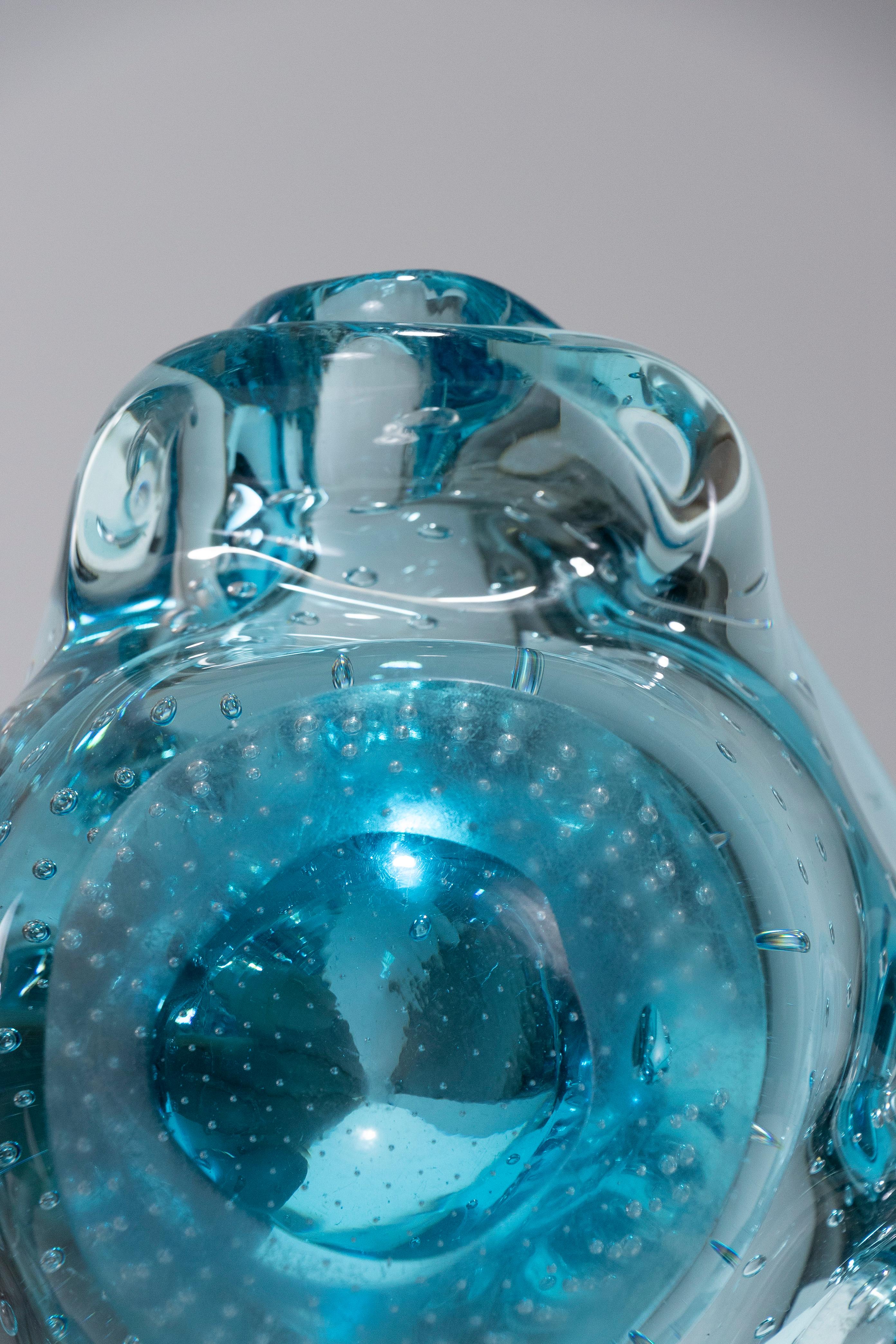 Cenicero flor de cristal de Murano, años 60 3