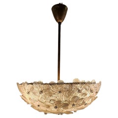 Murano Glass Flower Basket Chandelier by Barovier 
Toso, Italy