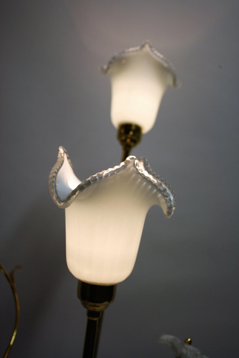 Murano Glass Flower Floor Lamp, 1980s at 1stDibs glass flower lamps