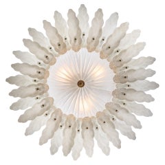 Murano Glass Flower Flush Mount