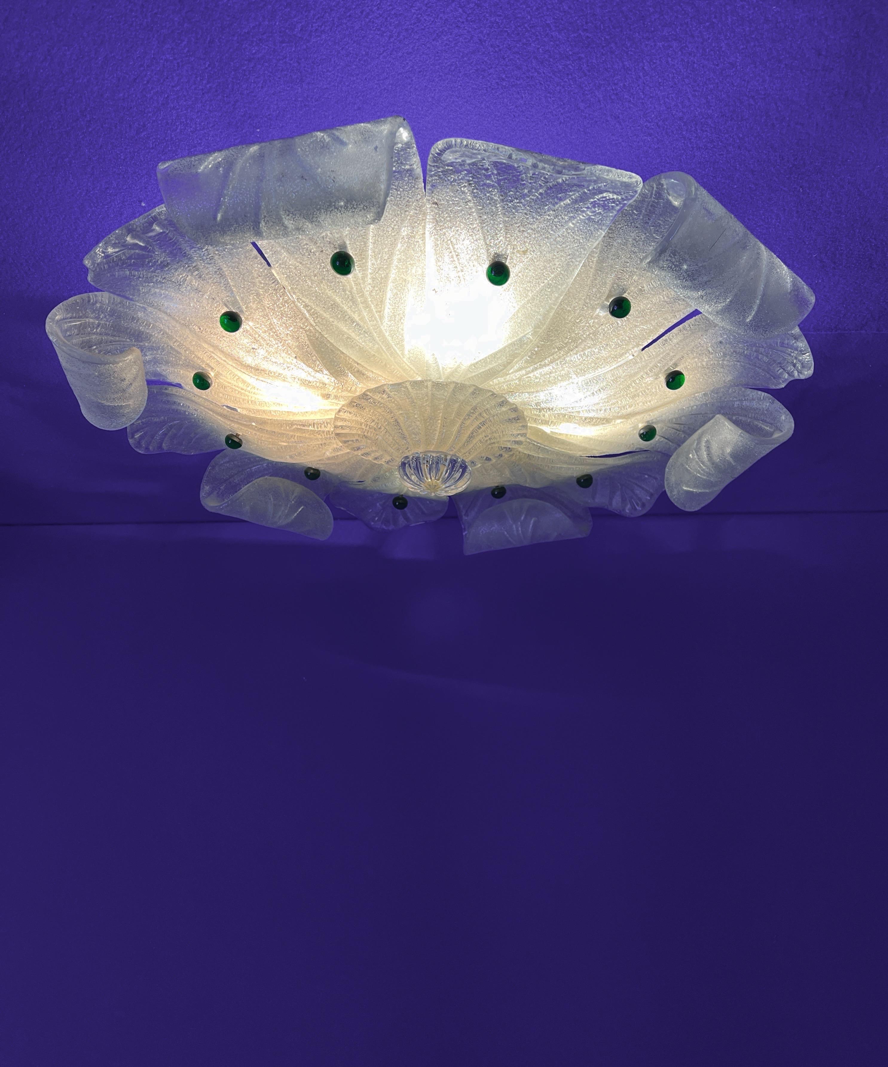 Encastré en verre de Murano, 1970 en vente 4