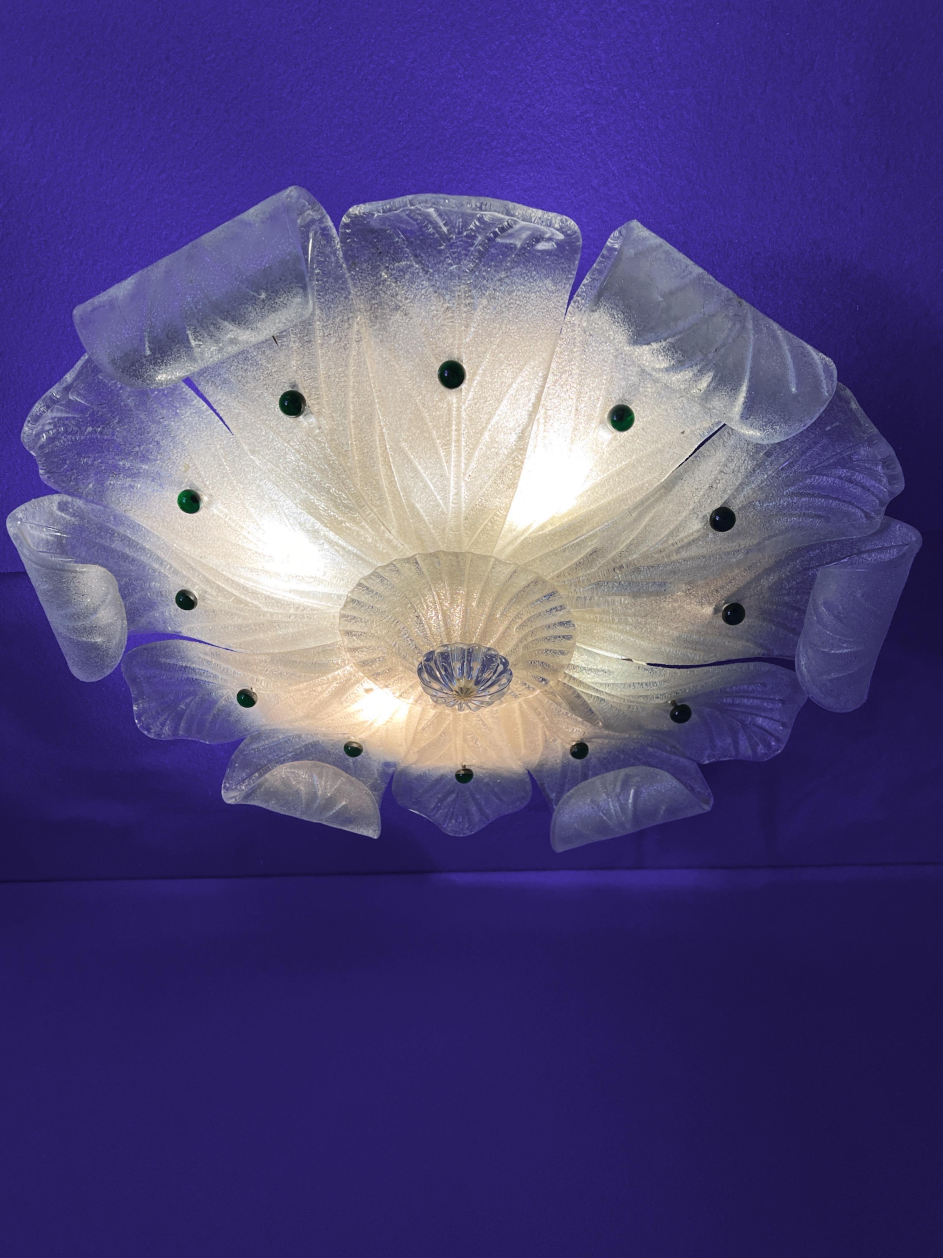 Encastré en verre de Murano, 1970 en vente 2
