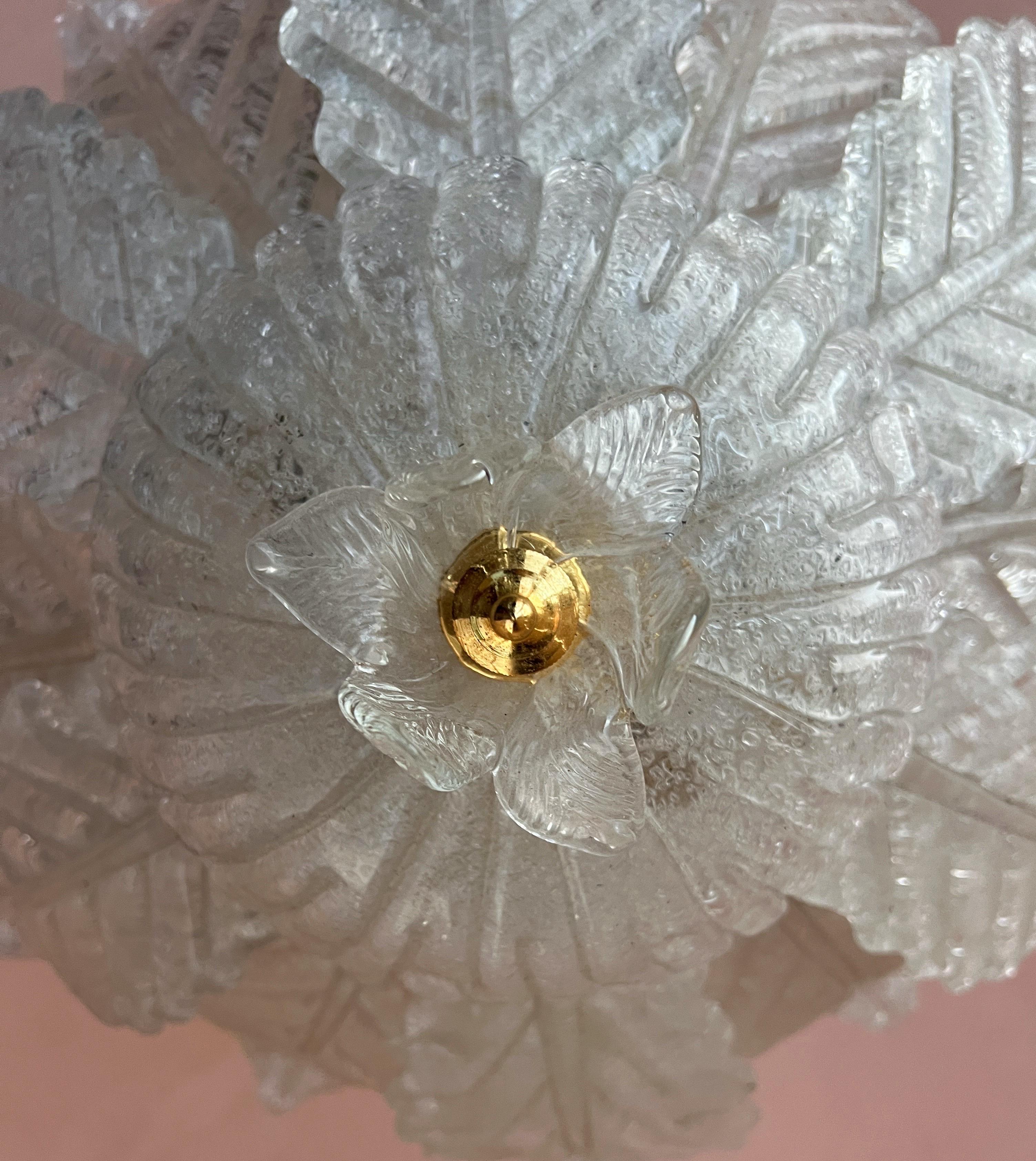 Empotrable de cristal de Murano de Barovier & Toso Moderno de mediados de siglo Italia Años 80 en Bueno estado para la venta en Palermo, PA