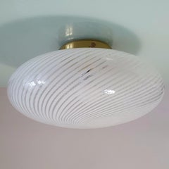 Monture encastrée en verre de Murano de Ludovico Diaz de Santillana pour Venini, Italie, 1970