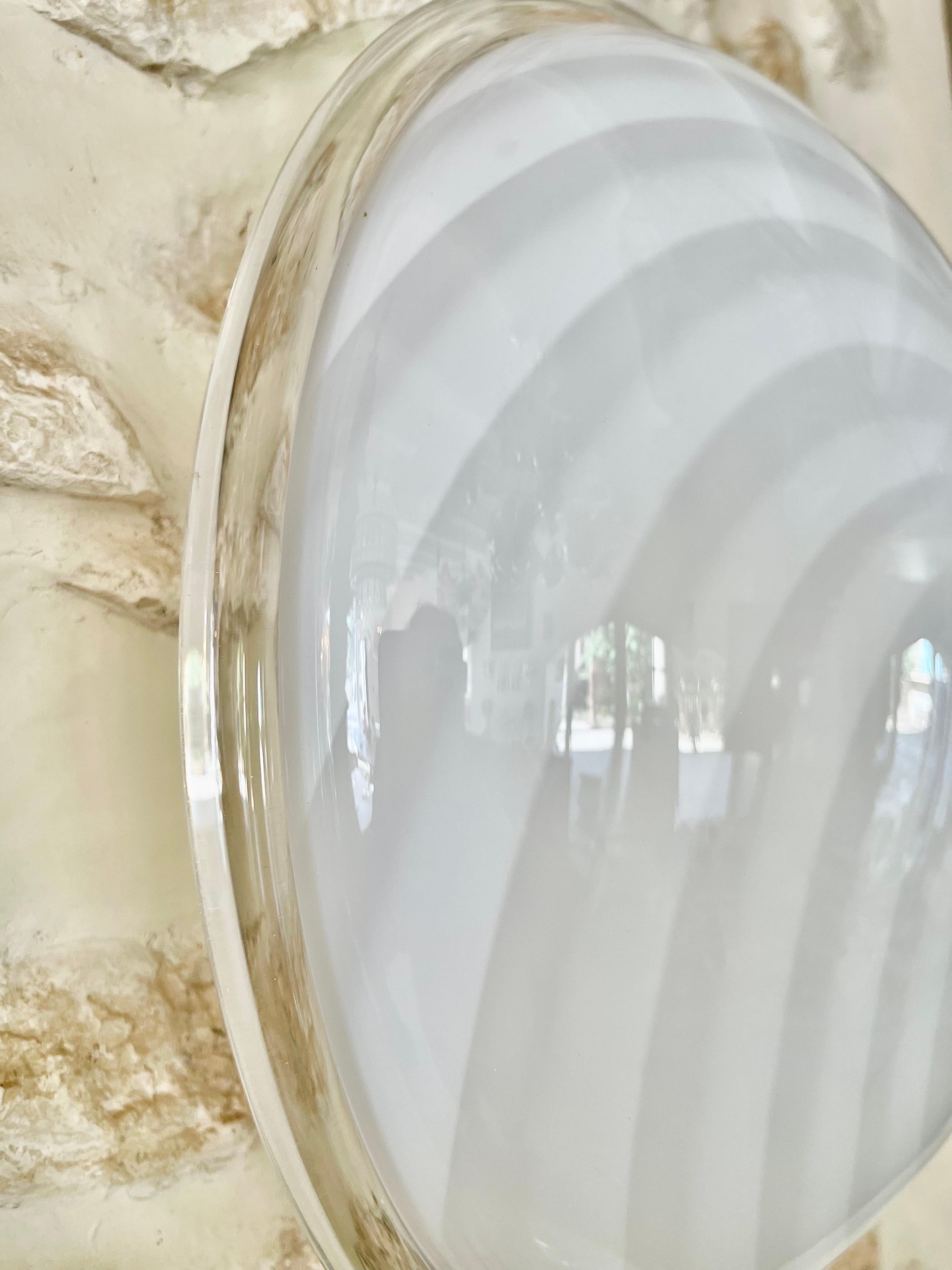 Empotrable de cristal de Murano de Vetri 40cm, Italia, finales de los 70 en Bueno Estado en La xara, VC