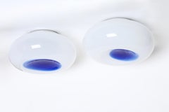 Murano glass flush mount ceiling light, Italy circa 1960s
