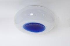 Murano glass flush mount ceiling light, Italy circa 1960s
