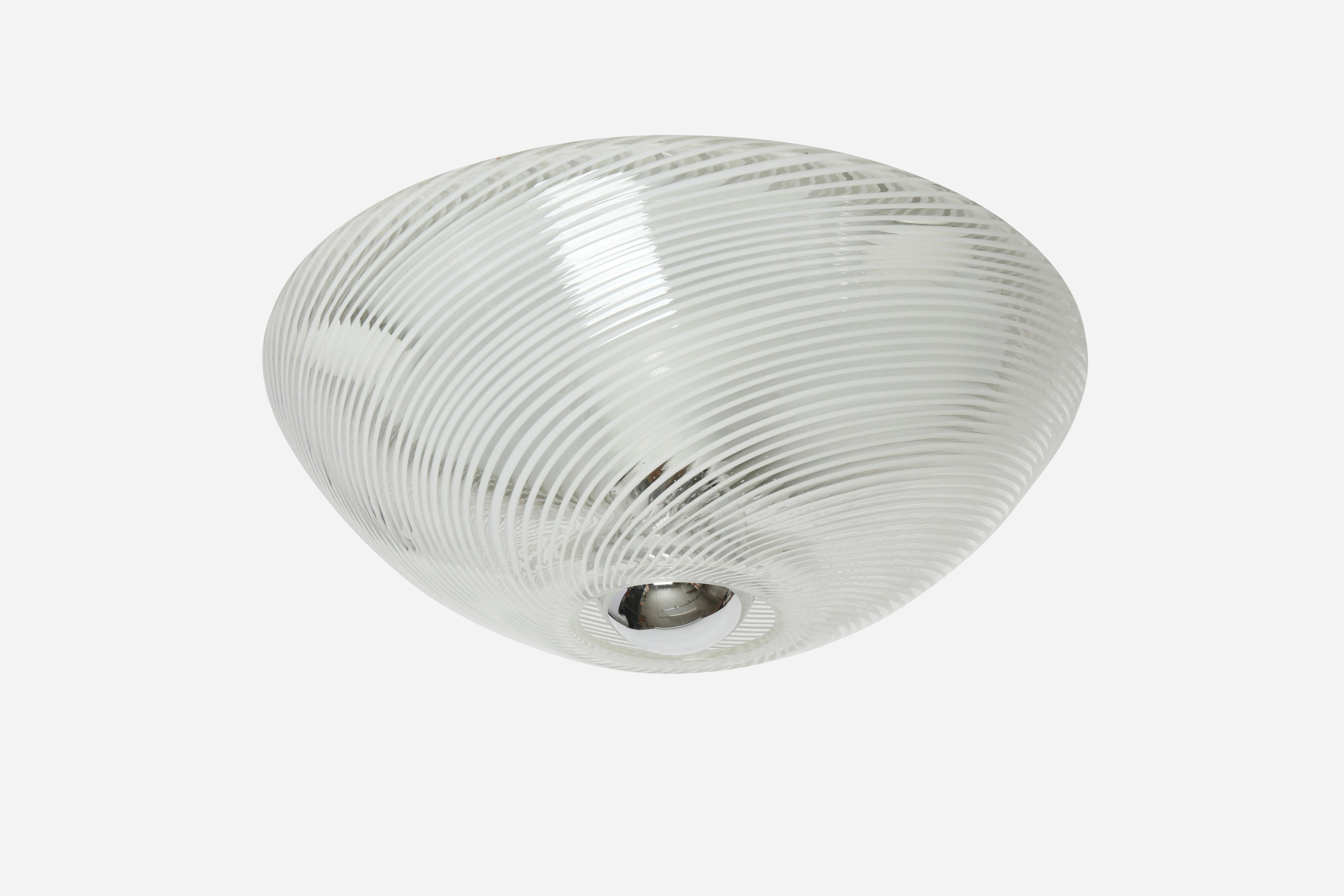Plafonniers ou appliques en verre de Murano, Italie vers 1960 en vente 6