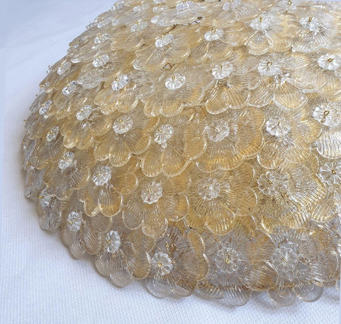 Vetro di Murano Lampadario a incasso in vetro di Murano, Italia in vendita