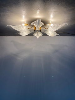 Einbaubeleuchtung aus Muranoglas Franco Luci, Italien, 1980