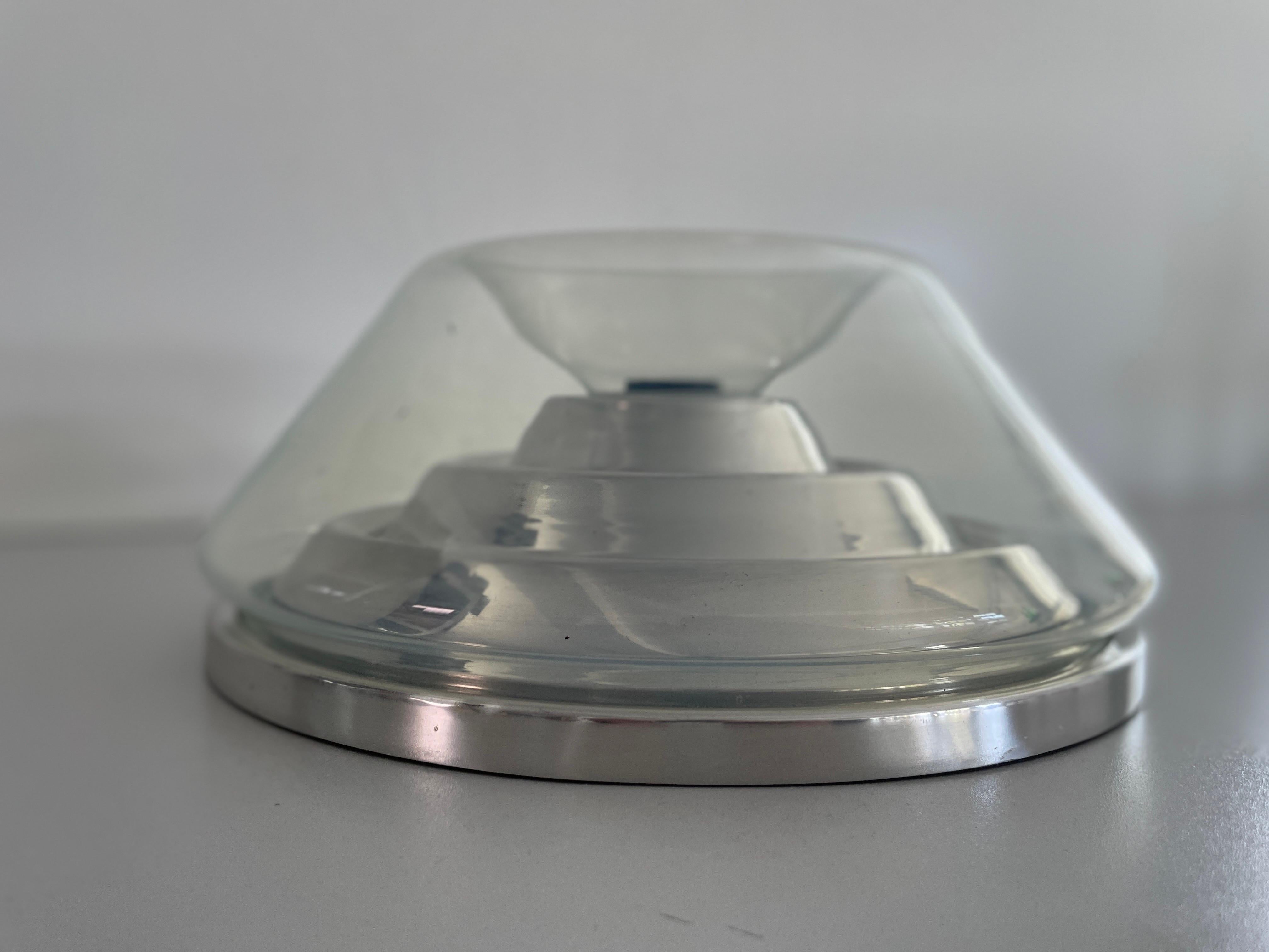 Lámpara empotrada de cristal de Murano de Seguso, años 60, Italia en venta 4