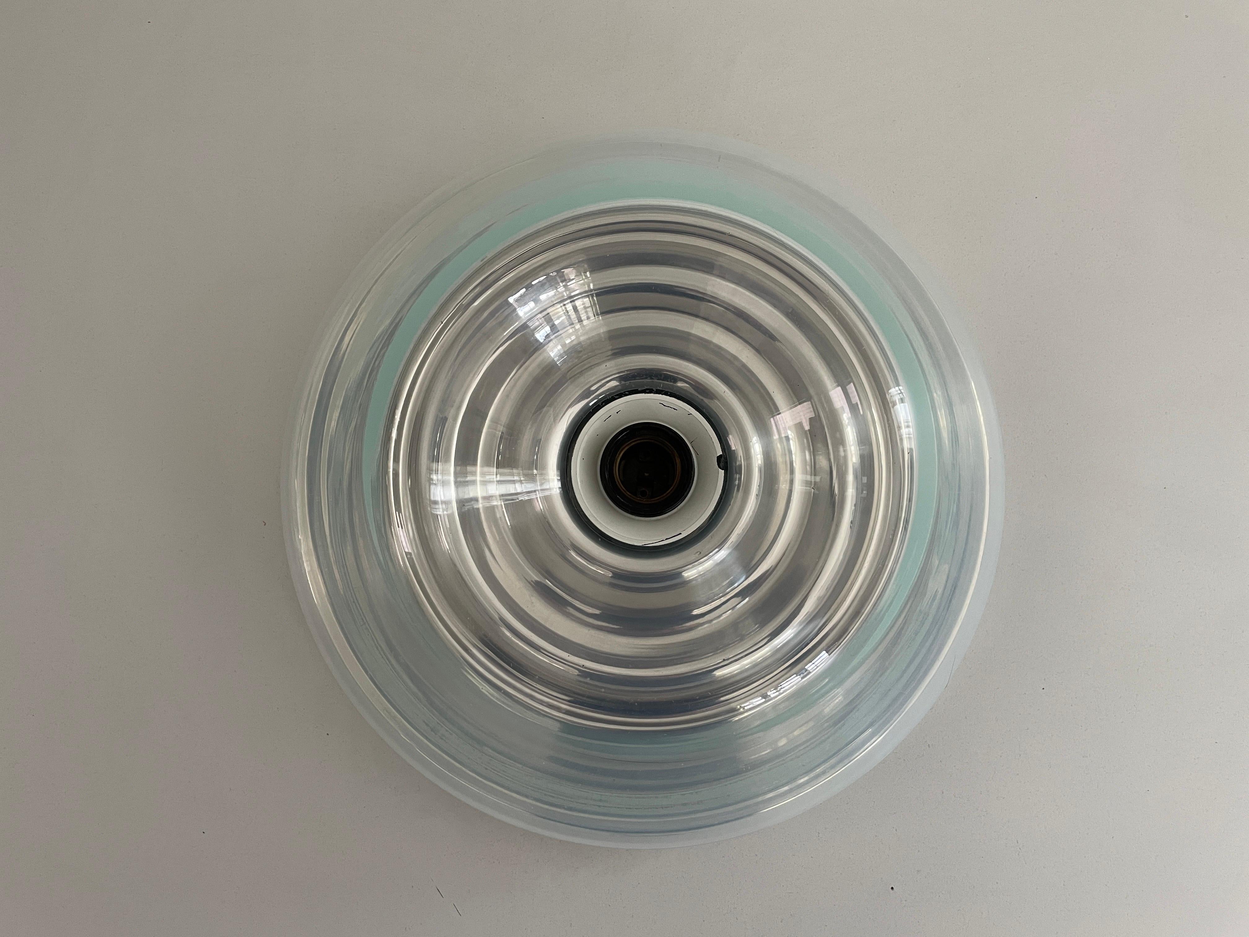 Lámpara empotrada de cristal de Murano de Seguso, años 60, Italia mediados del siglo XX en venta
