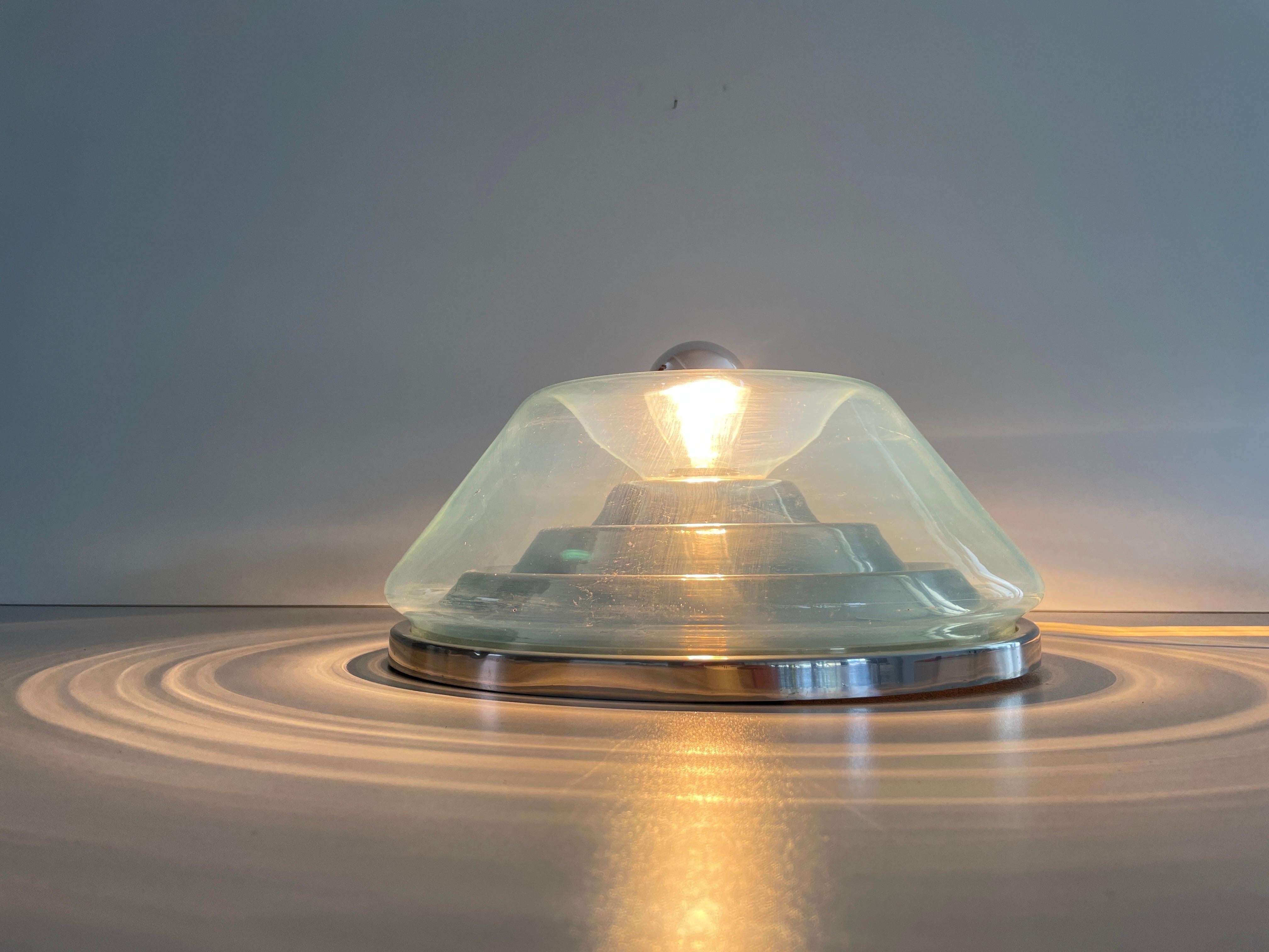 Lámpara empotrada de cristal de Murano de Seguso, años 60, Italia Vidrio en venta