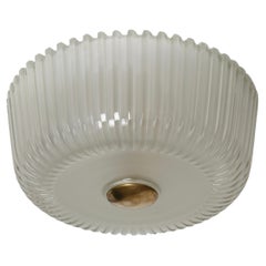 Lampada ad incasso in vetro di Murano di Seguso